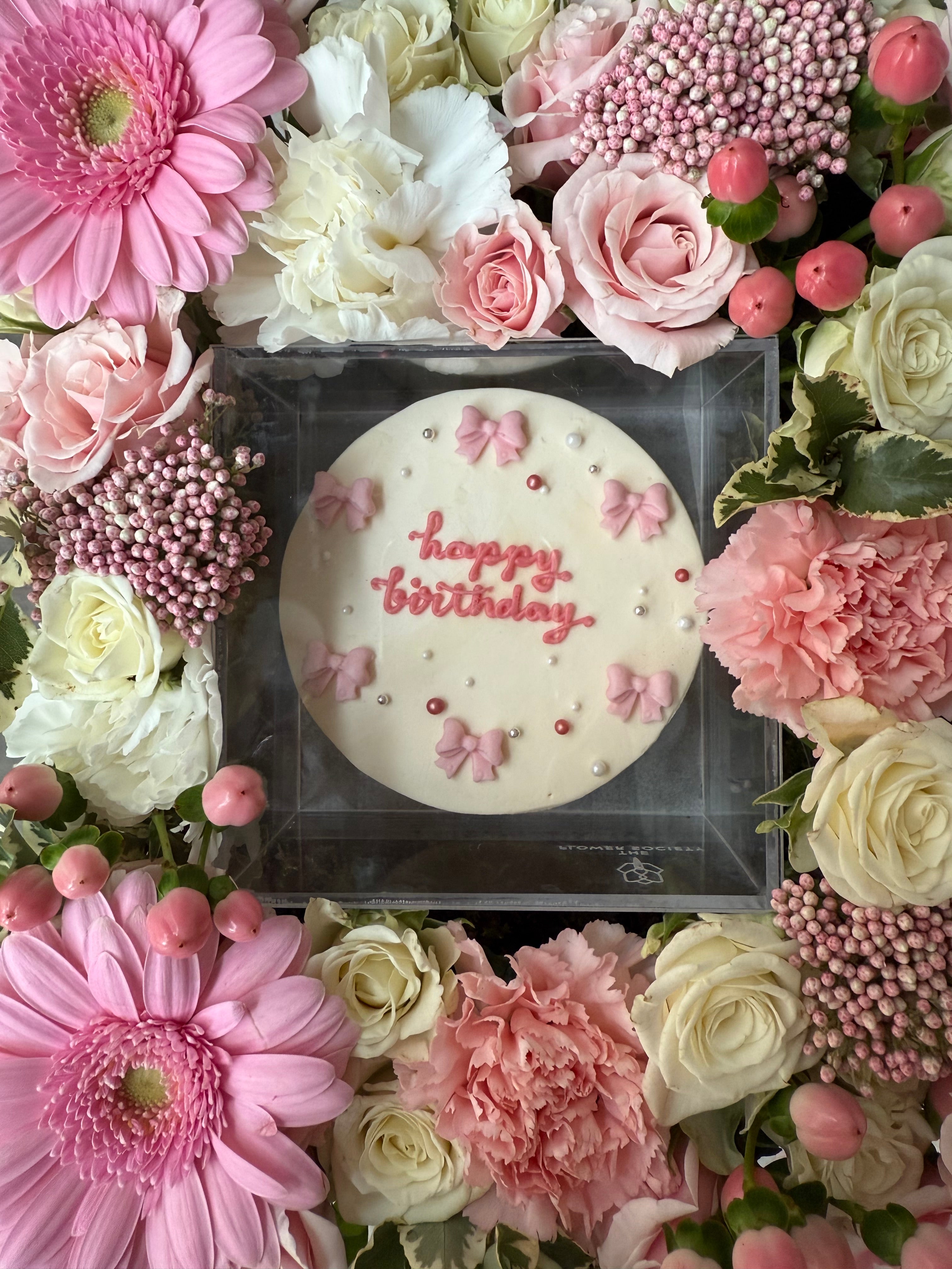 Bowtiful Birthday Tray w/ Make Up Bag