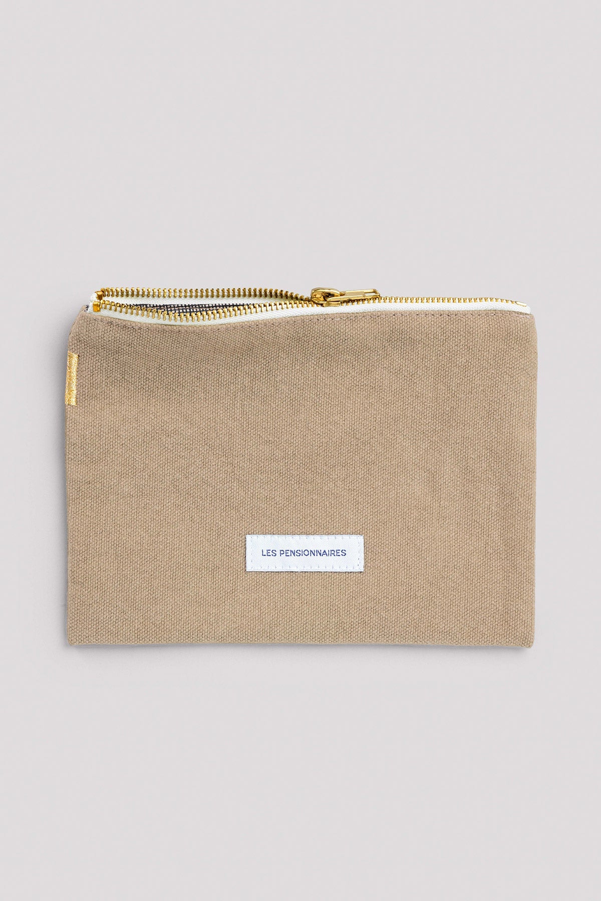 Small Canvas Pouch (Sand Beige)