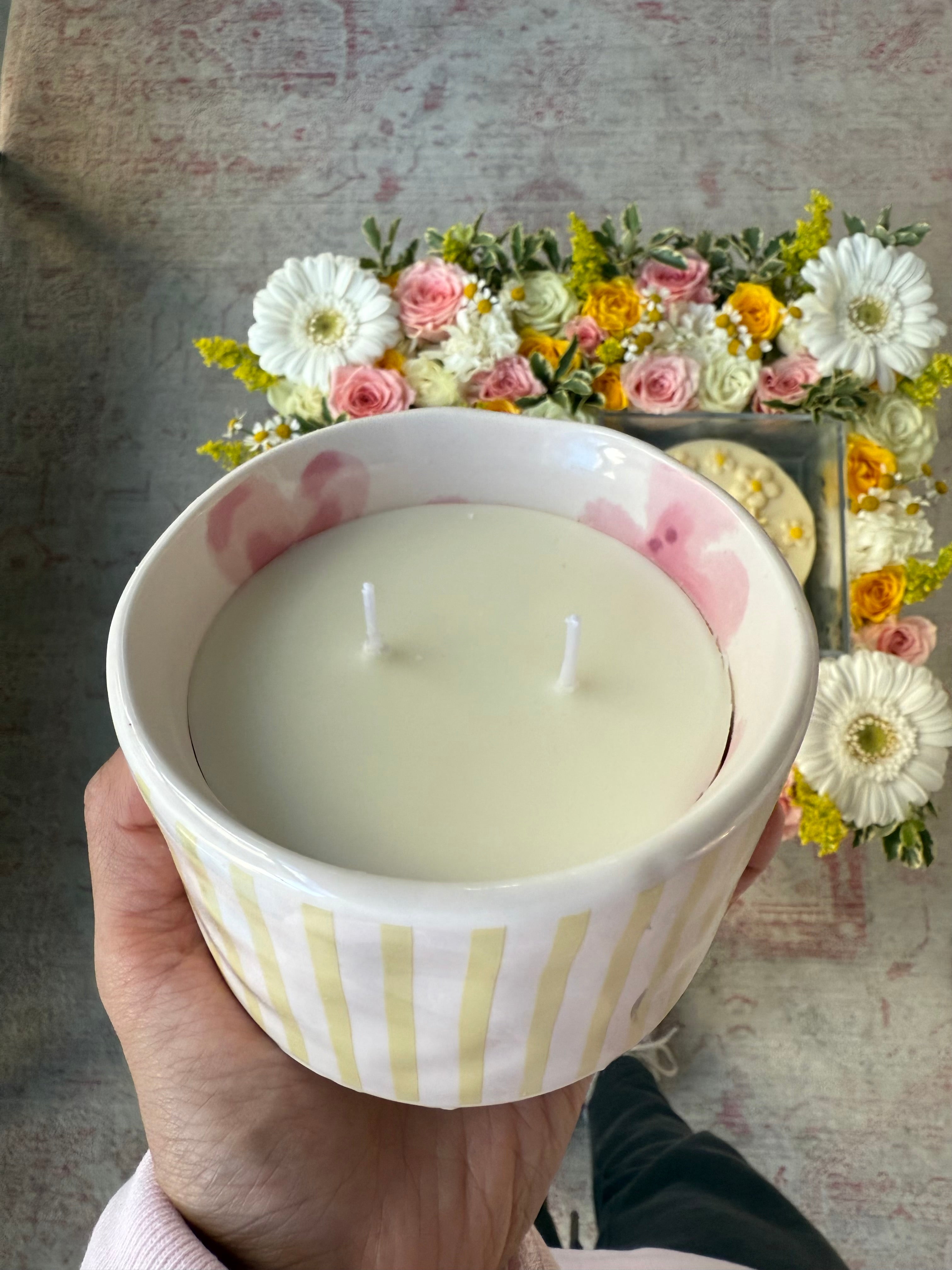 Daisy Crush Candle Birthday Tray