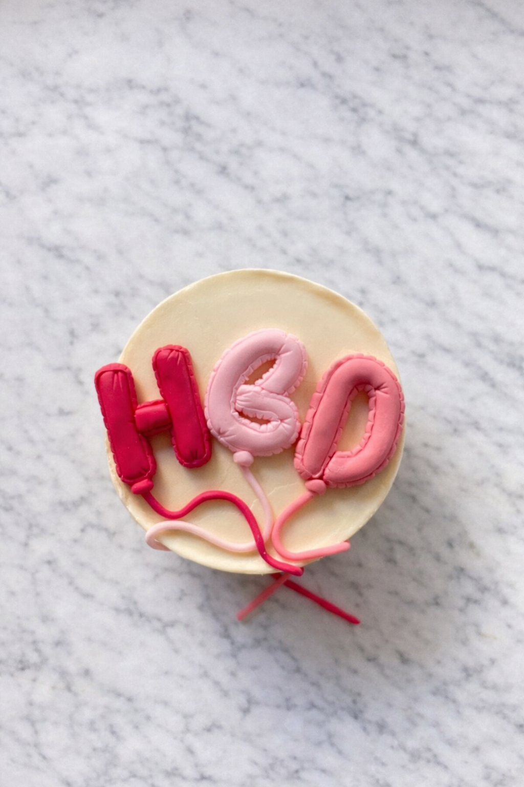 HBD Balloon Bento Cake