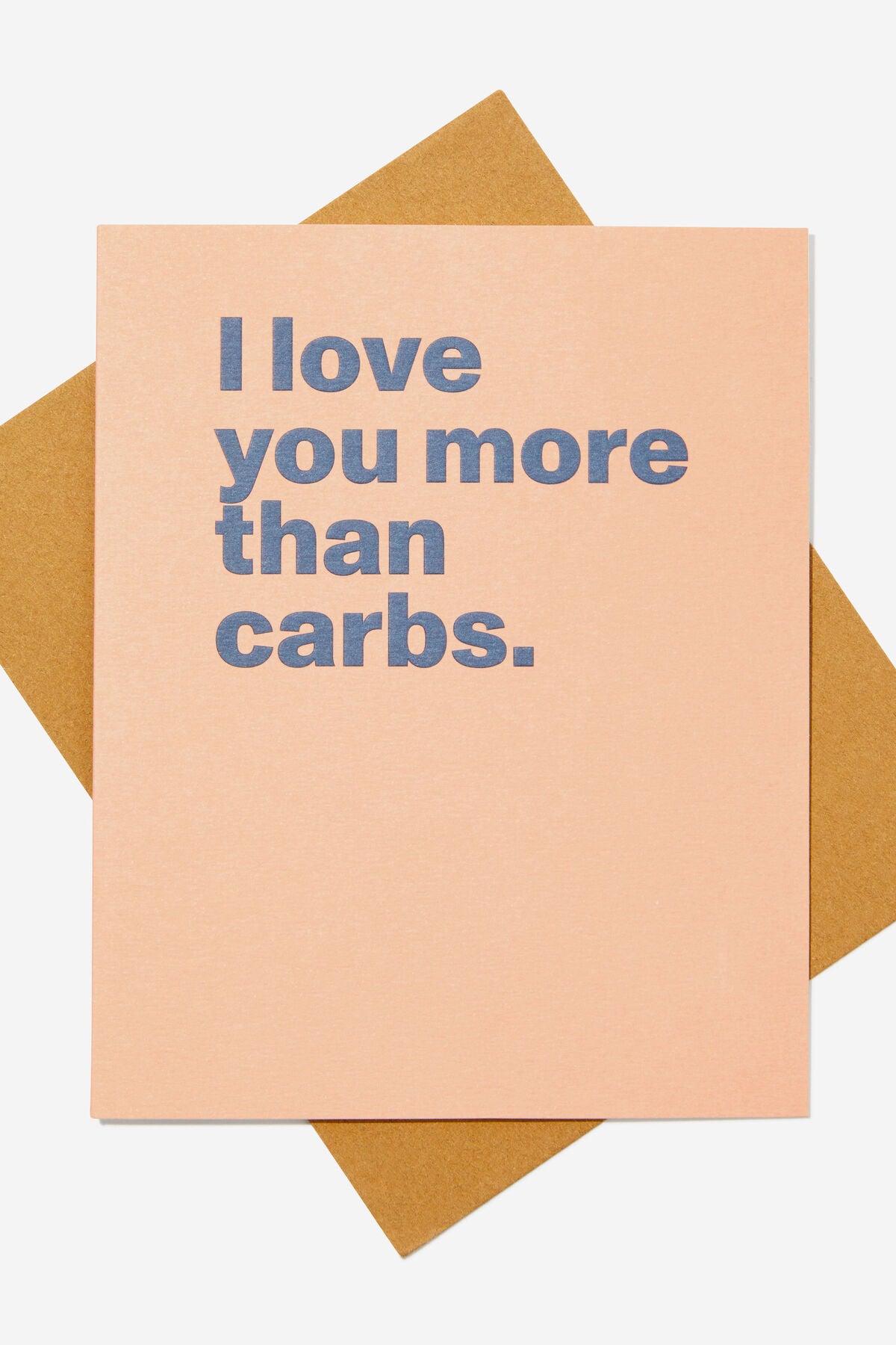 More Than Carbs Card