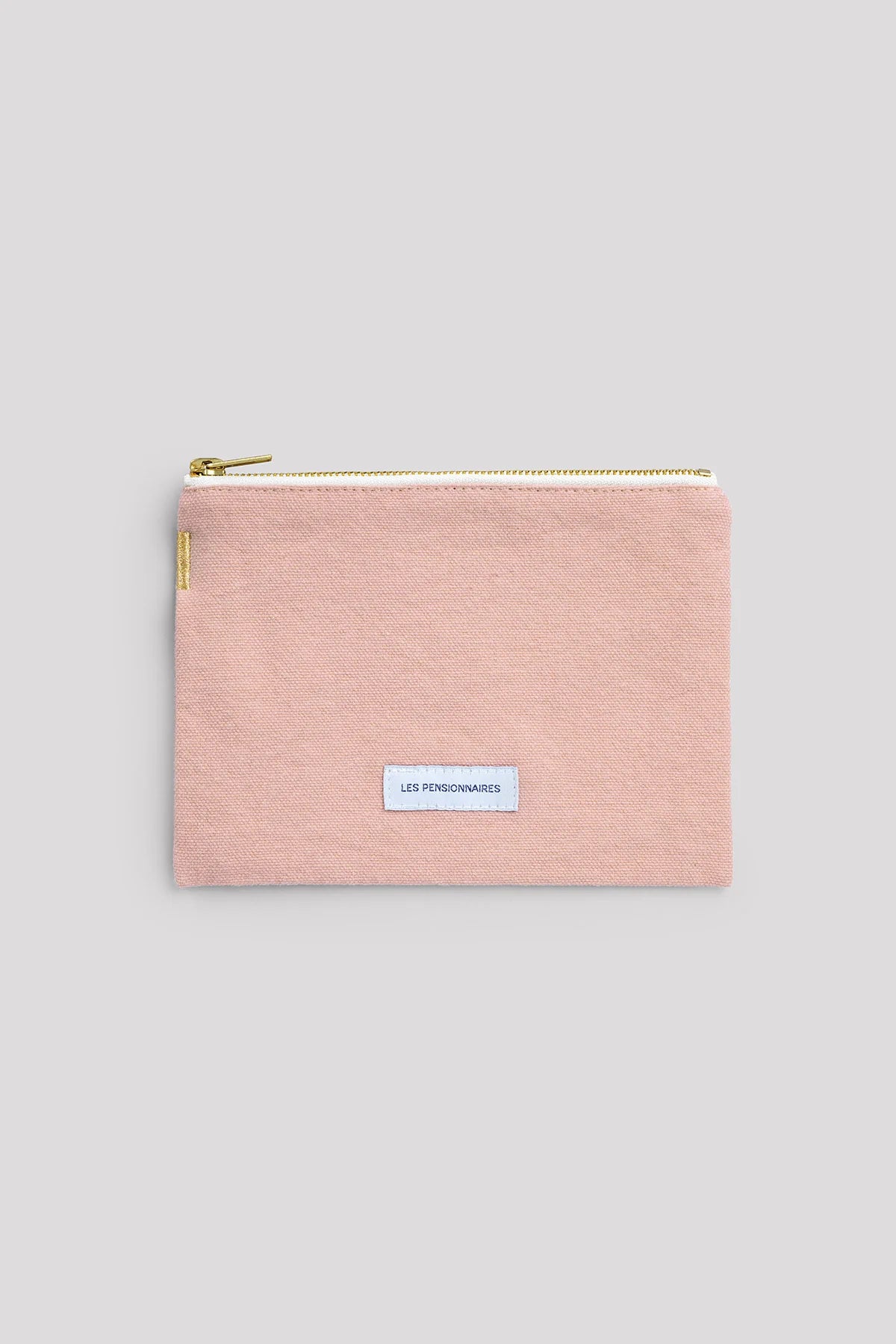 Small Canvas Pouch (Delicate Pink)