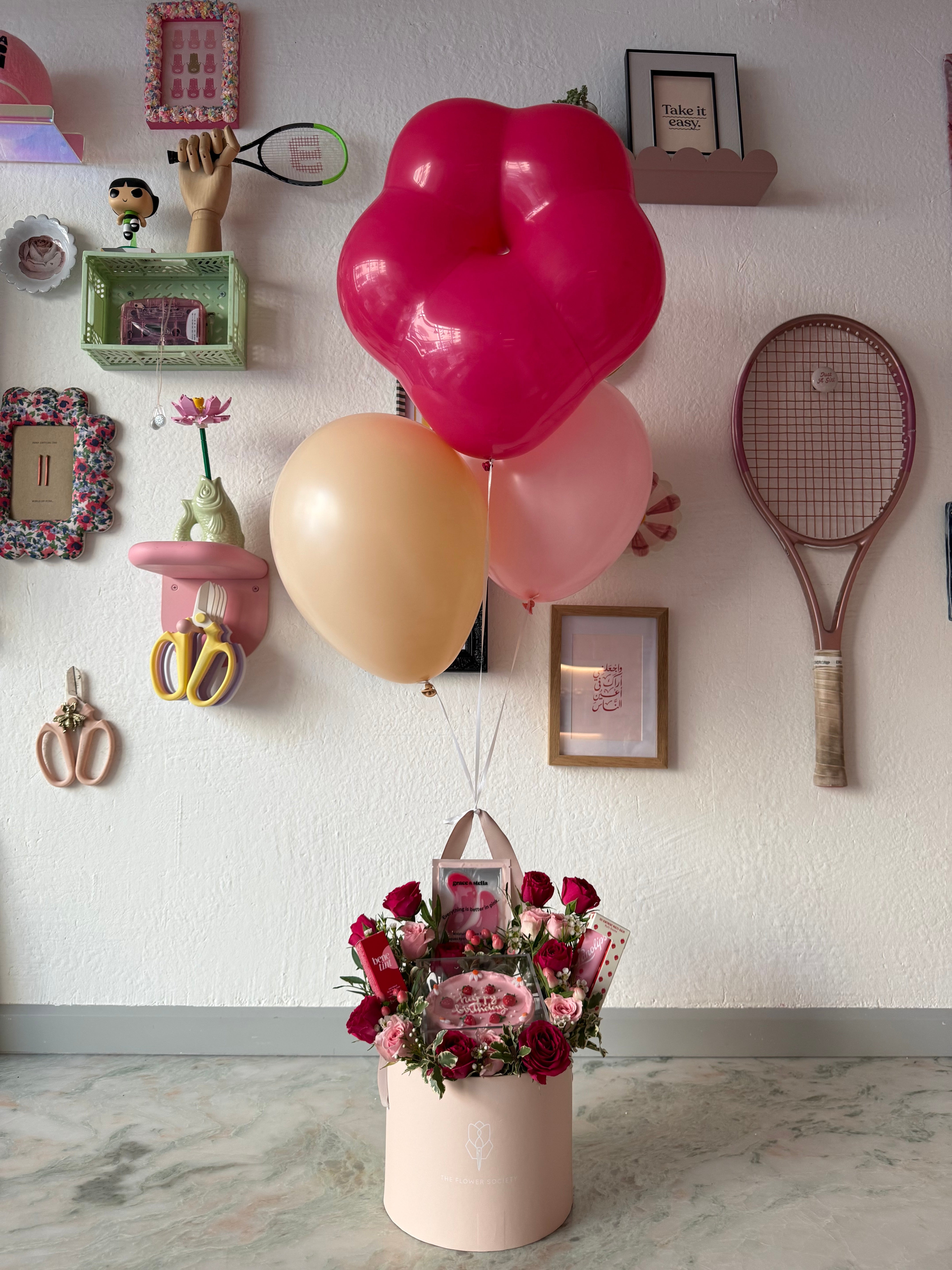 Berry Cake Hatbox w/ Make Up