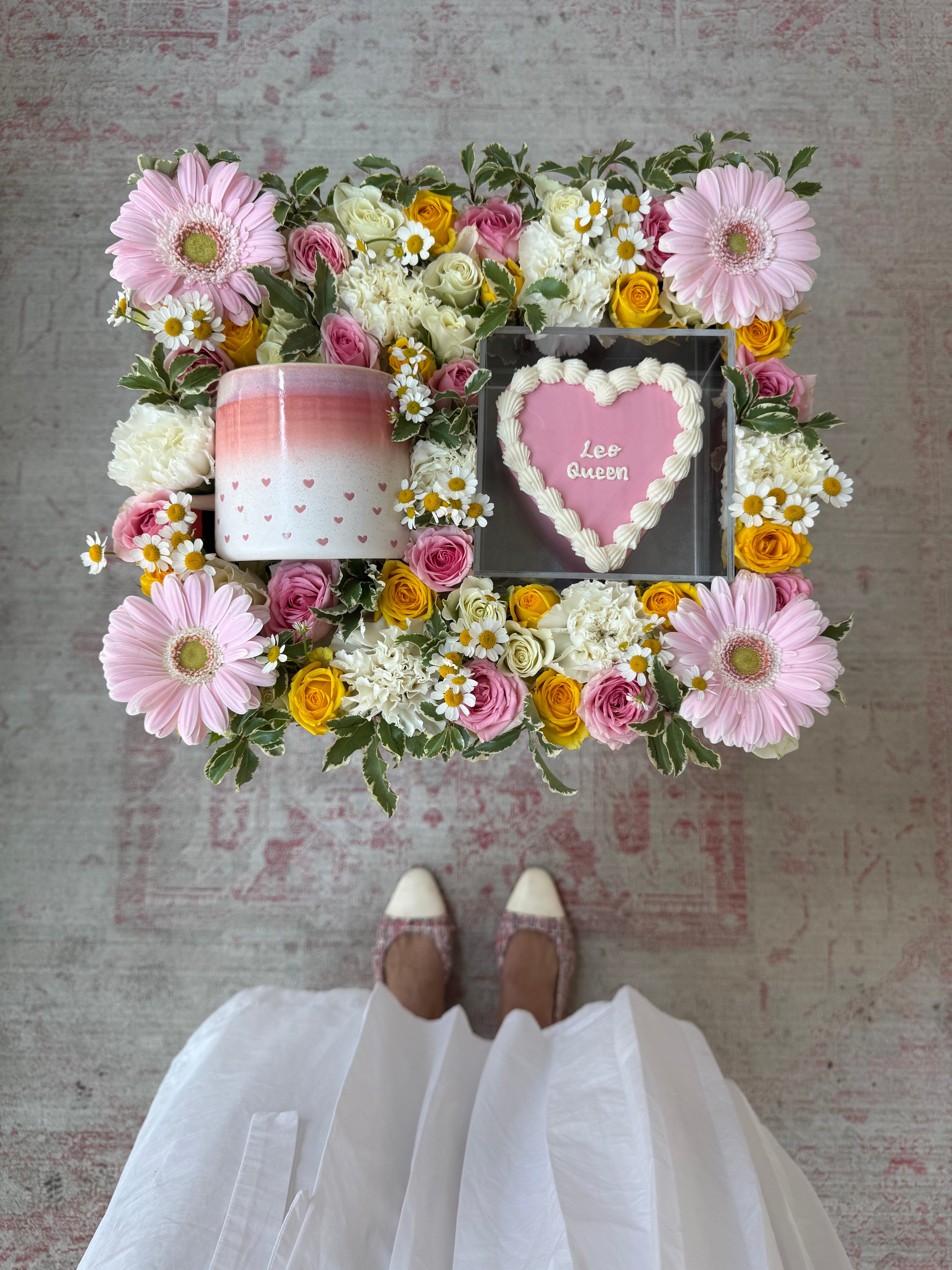 Leo Queen Tray (With Reactive Heart Mug)