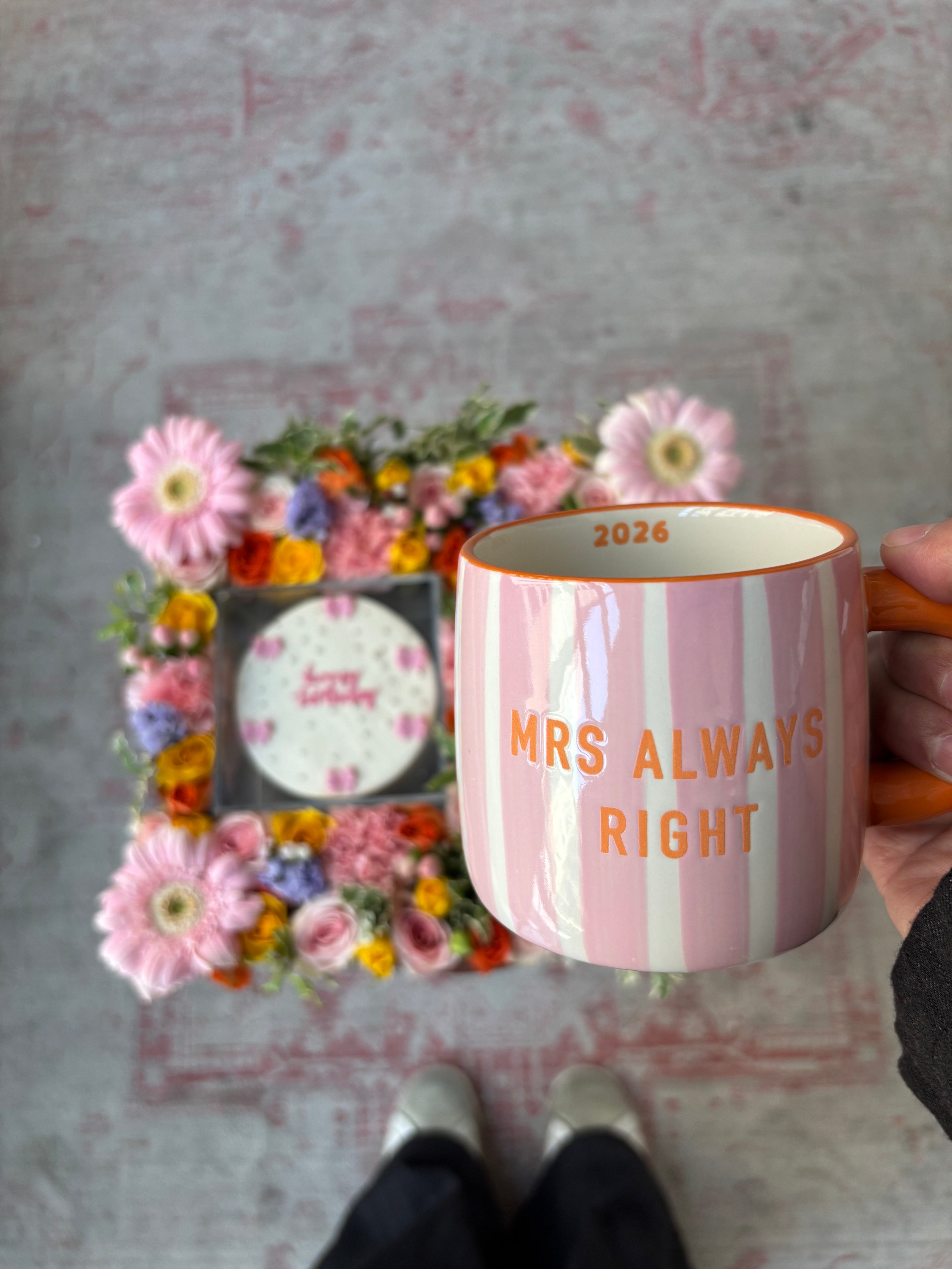 Mrs Always Right Birthday Tray