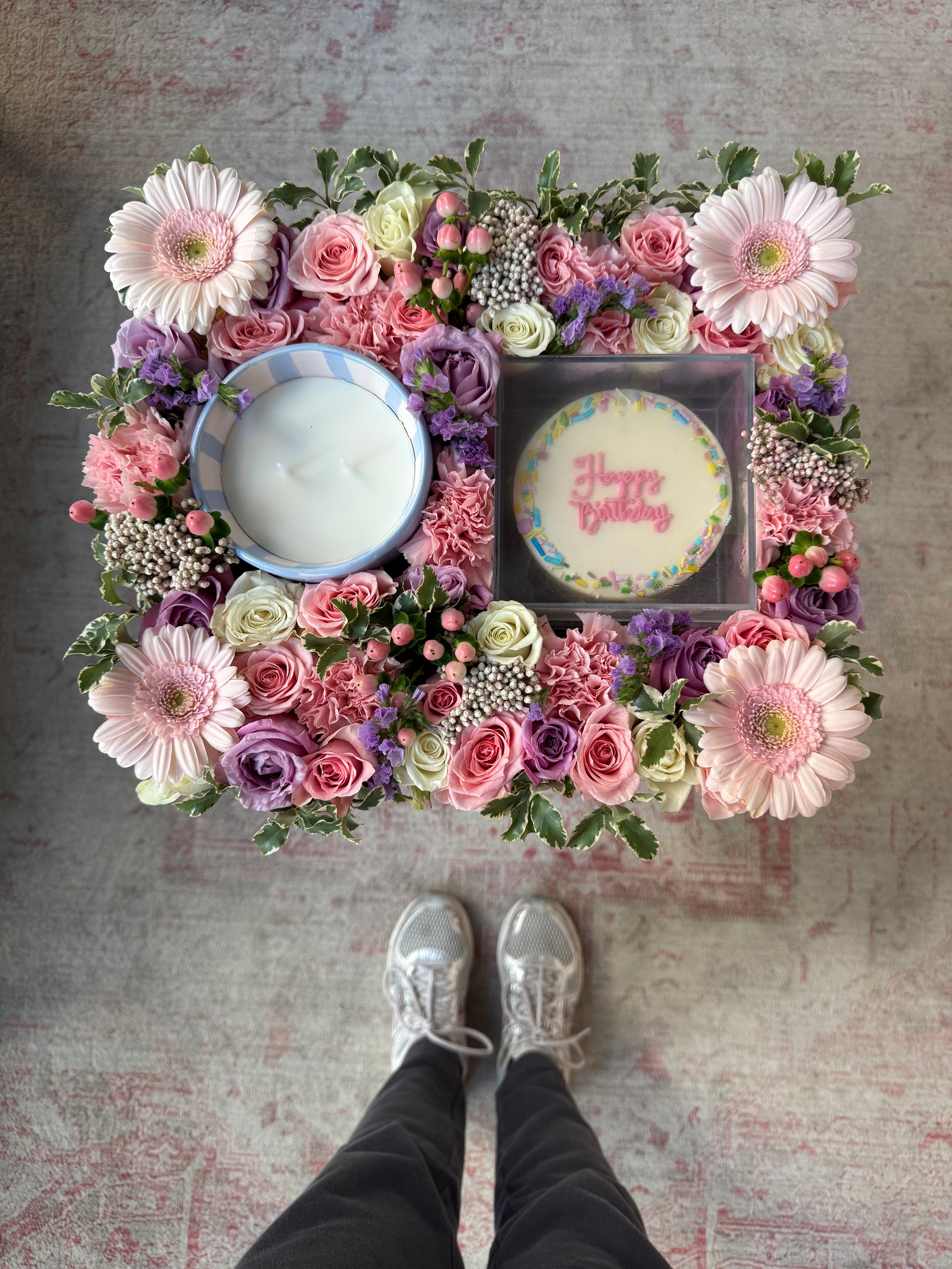 The Good Blues Candle Birthday Tray