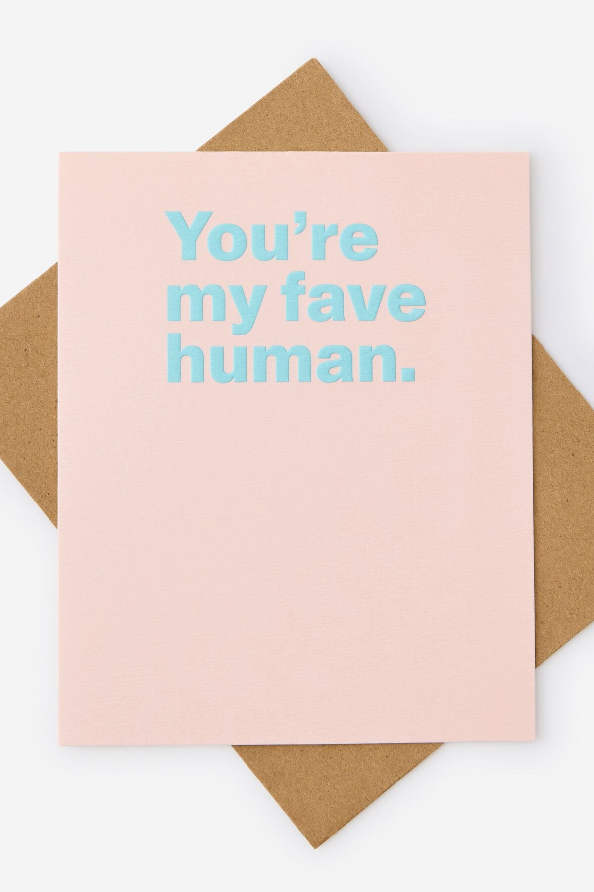 My Fave Human Card