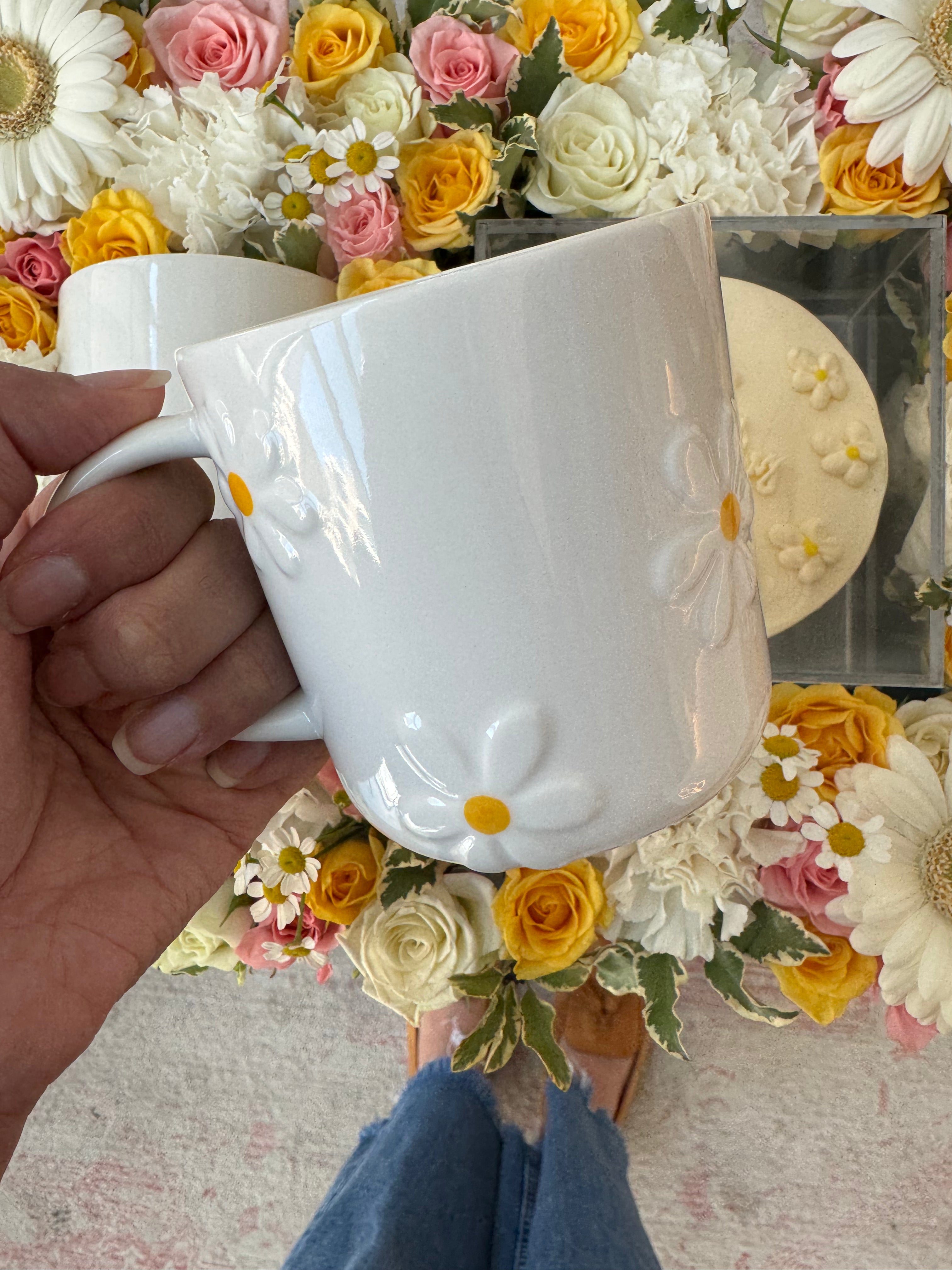 Pink Daisy Birthday Tray