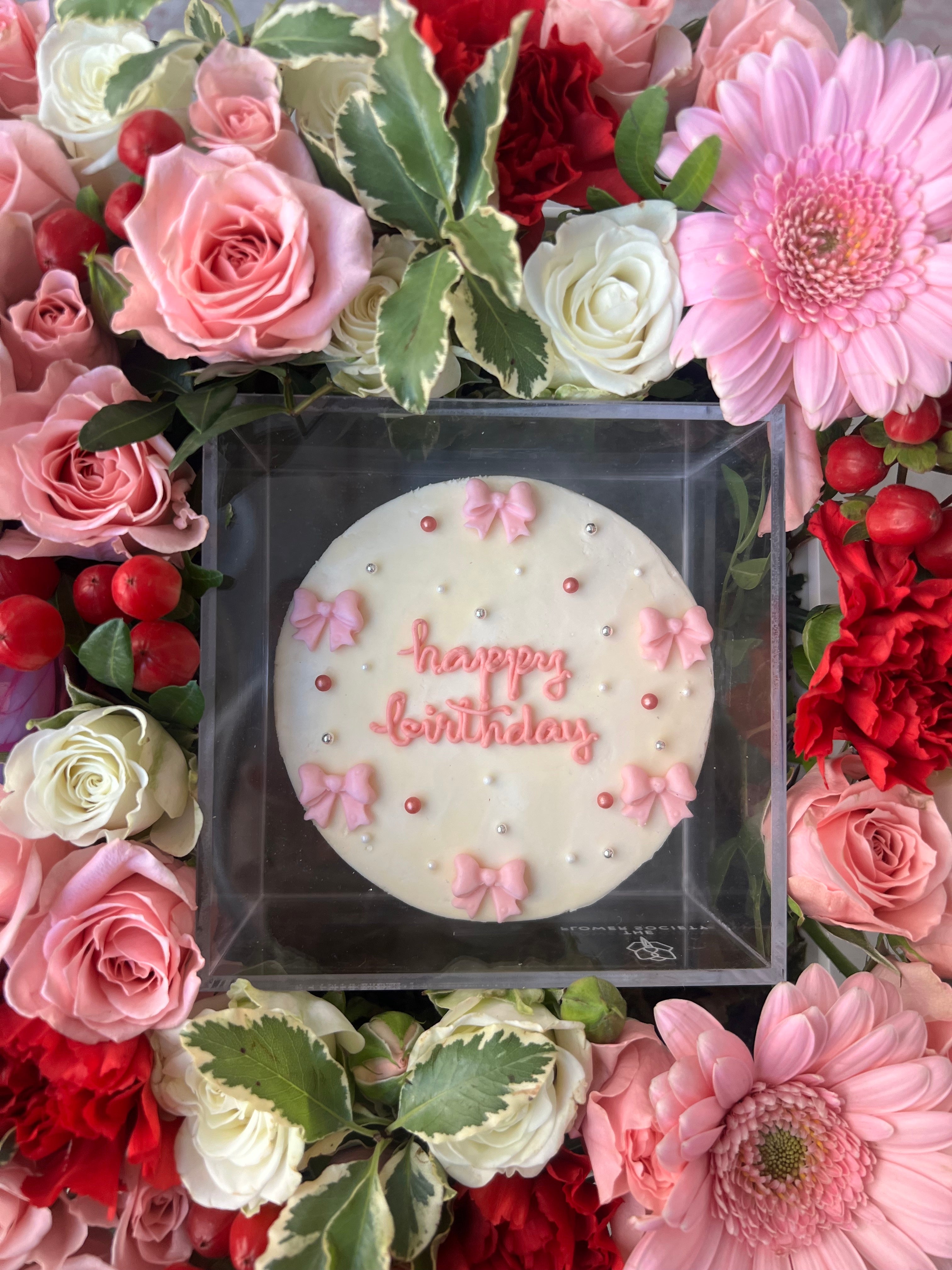 Cupcakes & Bows Birthday Tray