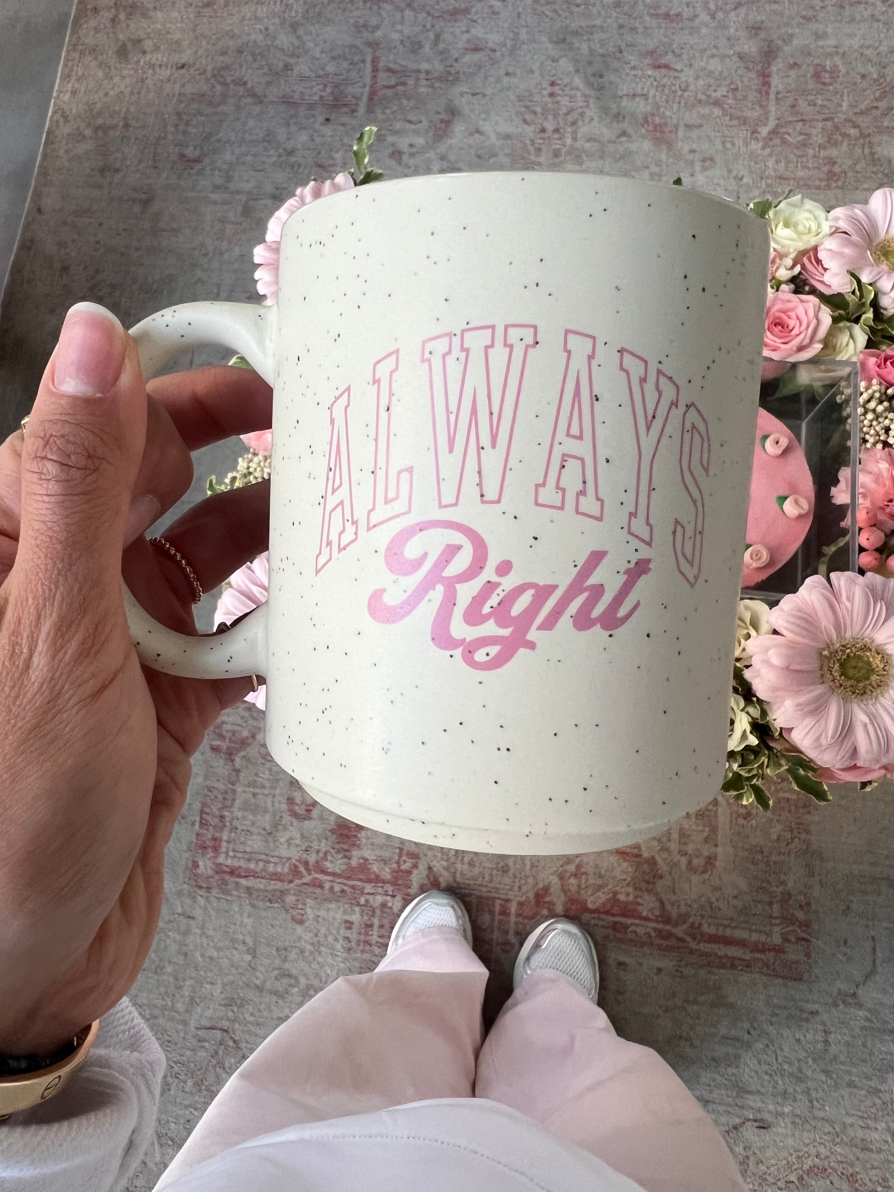 Pink Always Right Birthday Tray