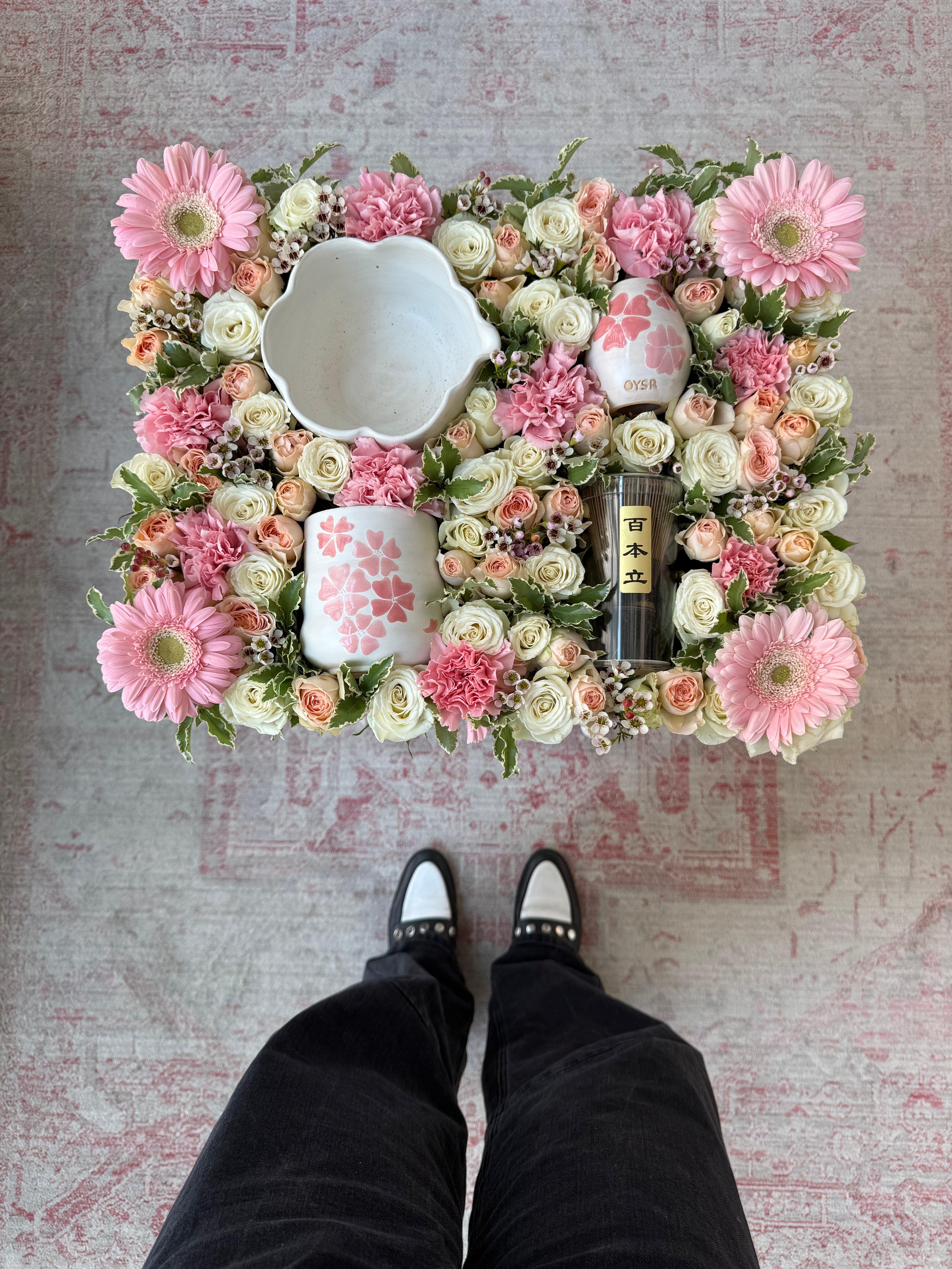 Oysa Bloom Matcha Set Tray