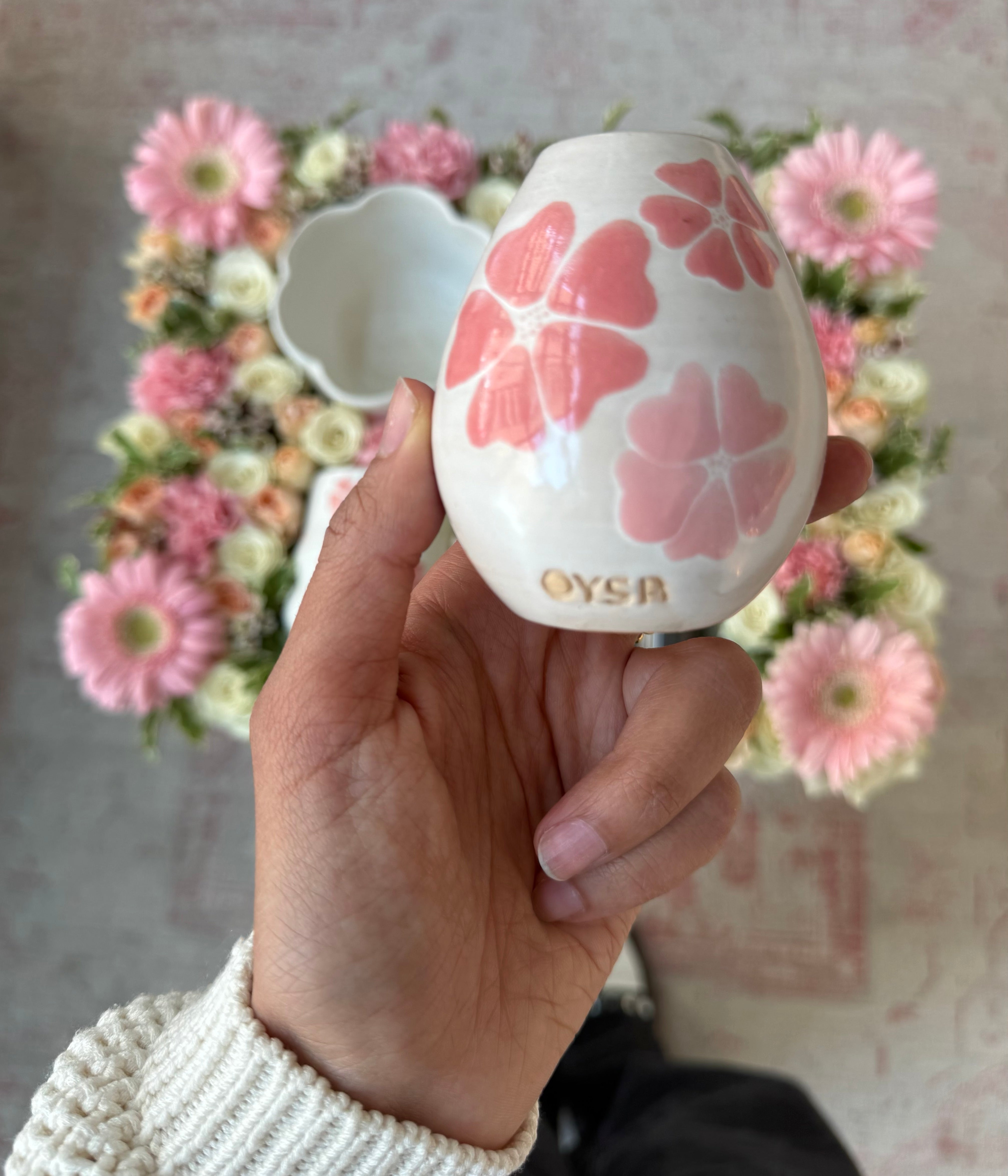 Oysa Bloom Matcha Set Tray