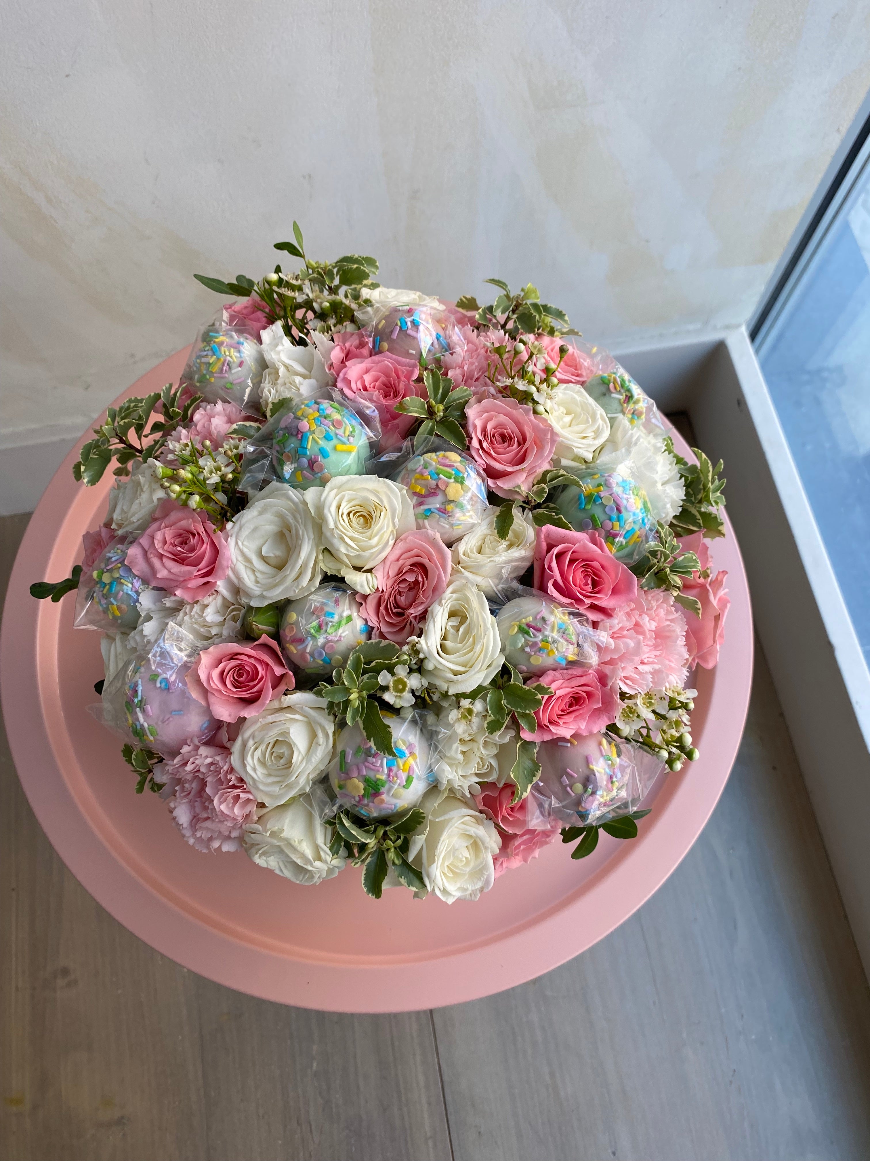 Pink Cupcake Hatbox