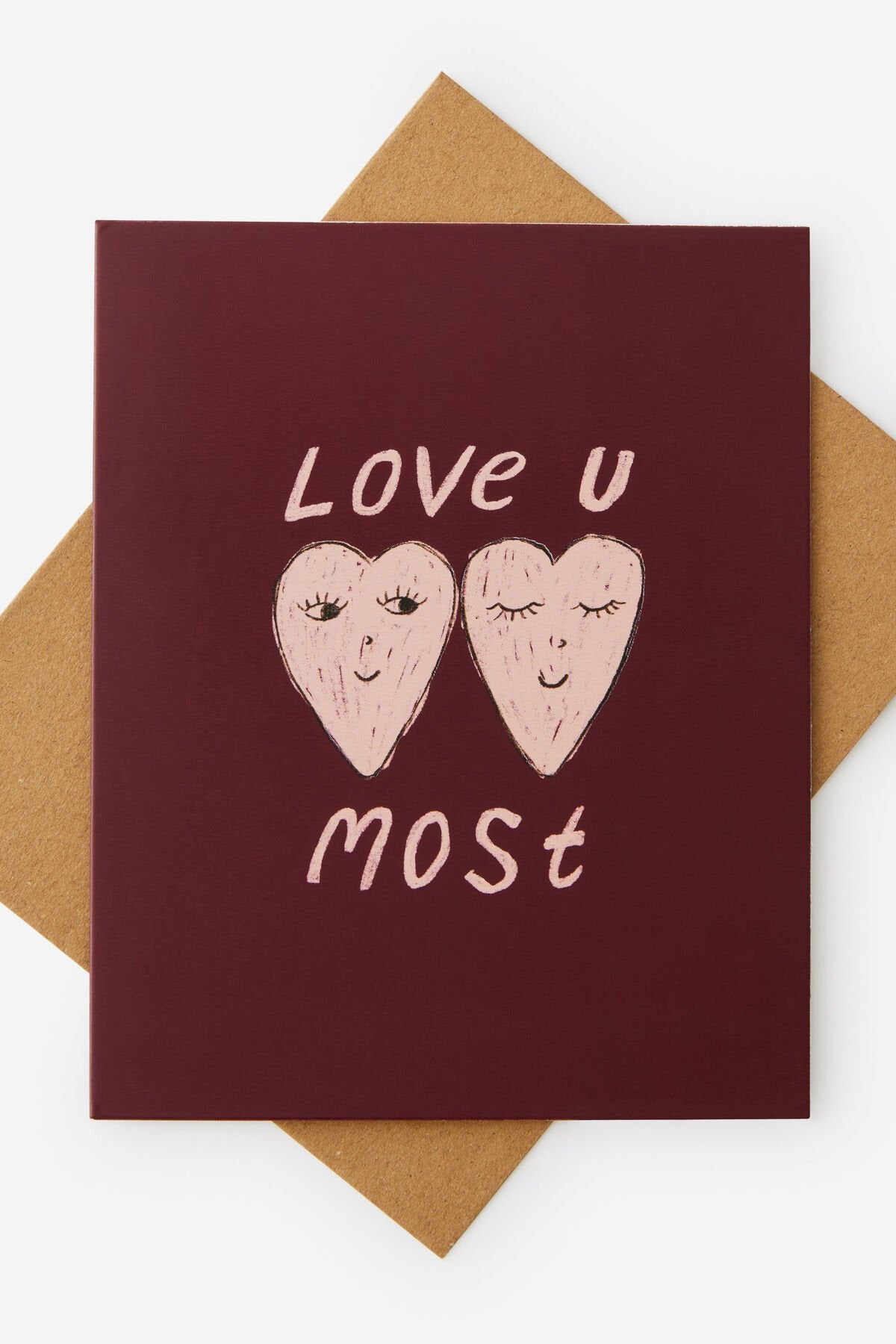 Love U Most Card