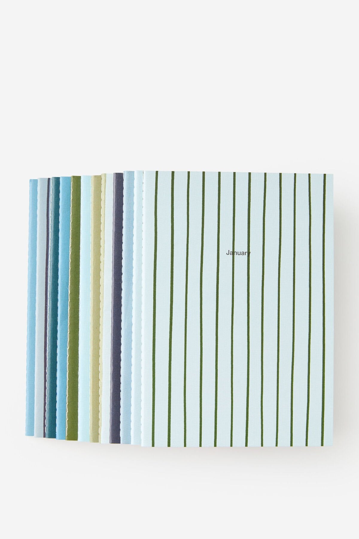 2026 12 Month Diary Box (Stripes)