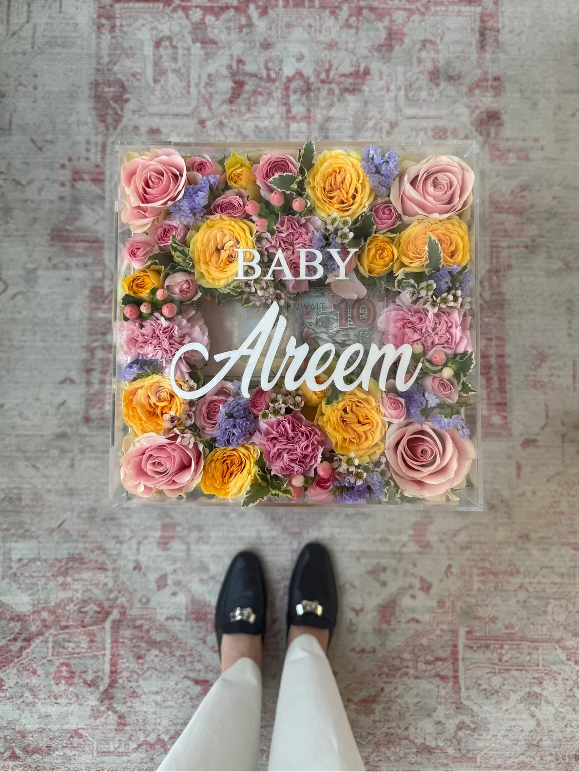Vibrant Acrylic Bloom Box - 24 Hour Customization Notice