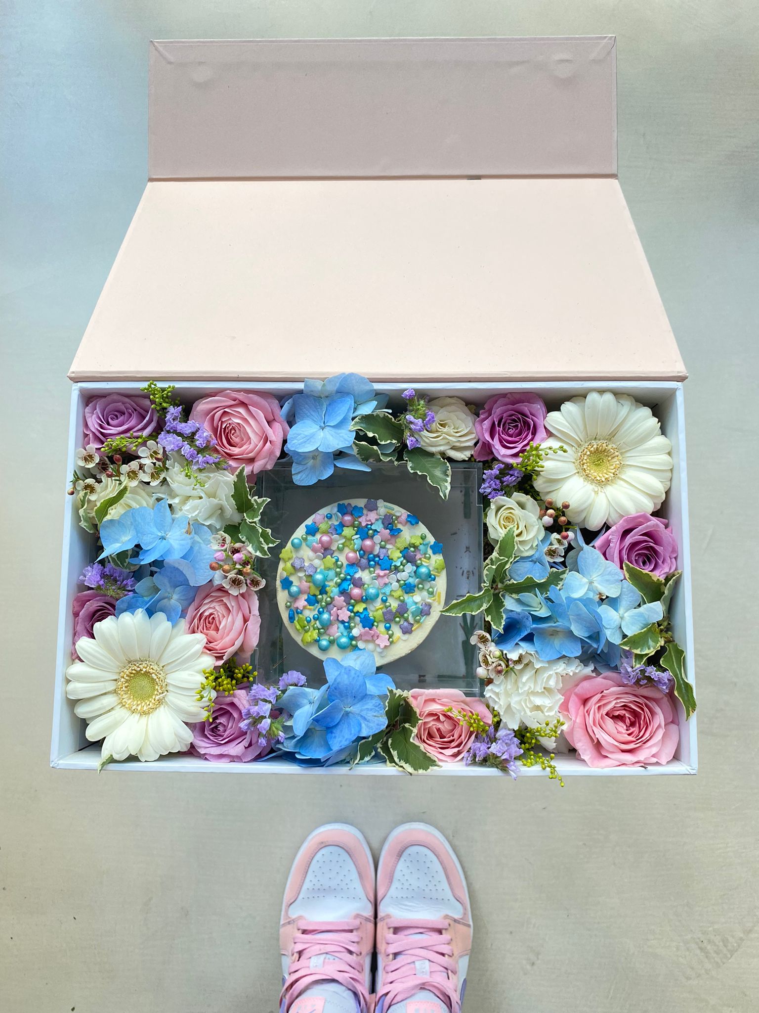 Floral Fun Cake Gift Parcel