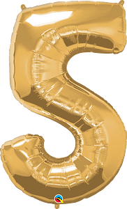 Number 5 Foil Balloon