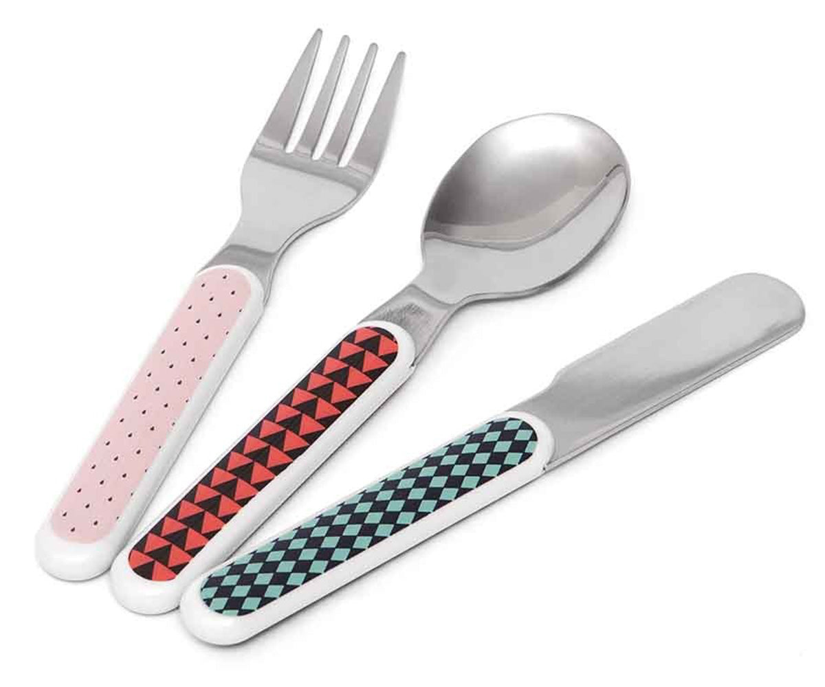 Cutlery Set Rabbit Drops (Pink)