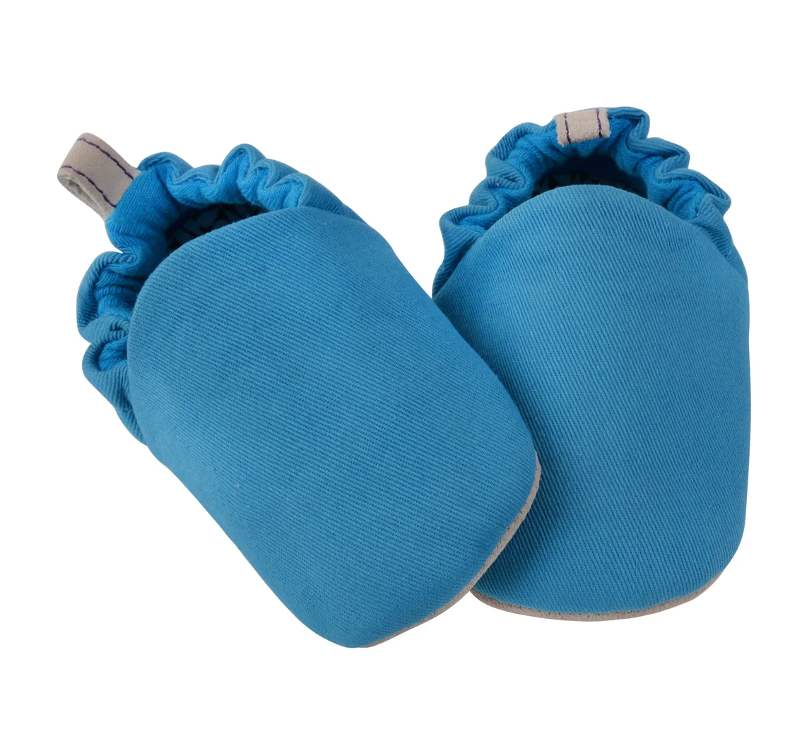 Plain Topaz Blue Mini Shoes