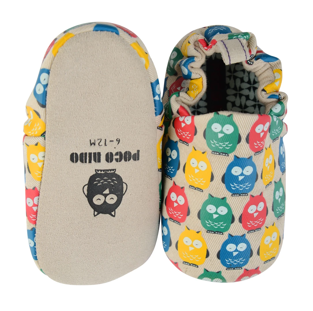 Rainbow Owls Mini Shoes