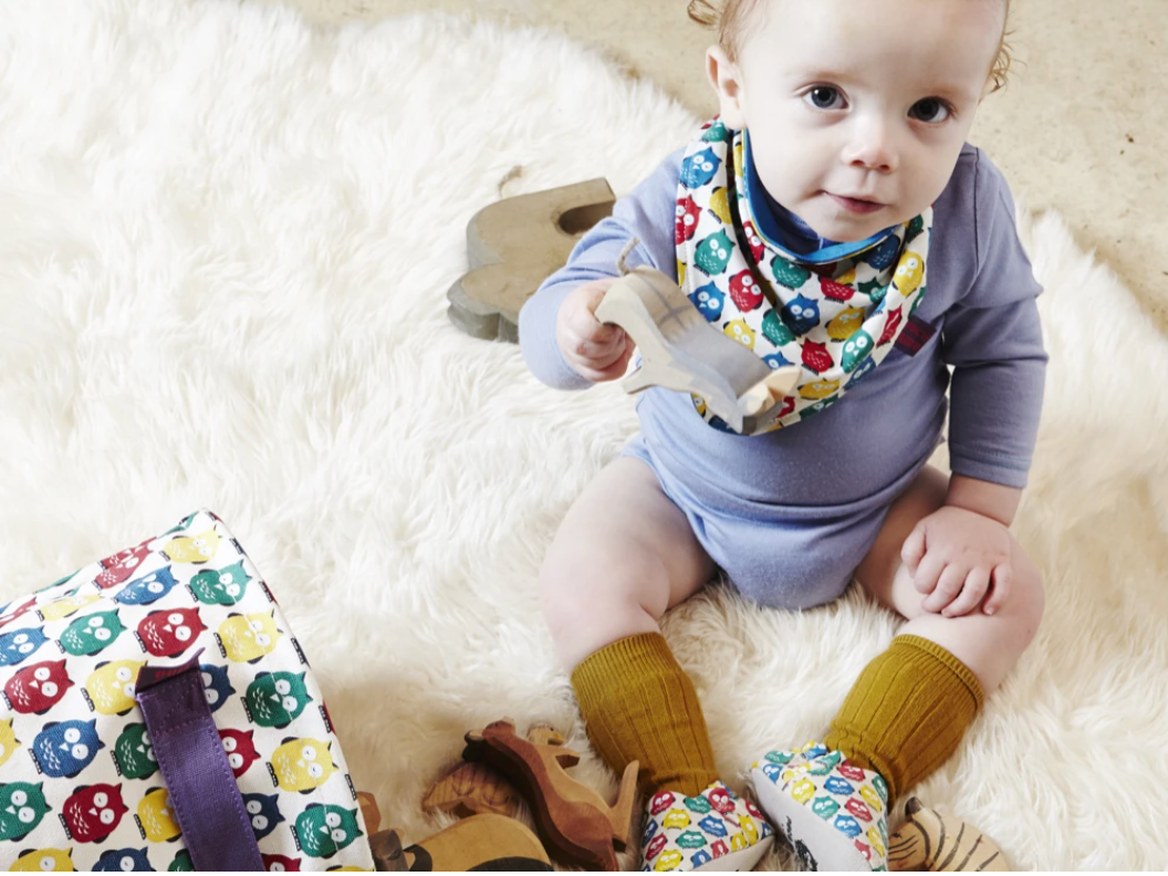 Rainbow Owls Mini Shoes