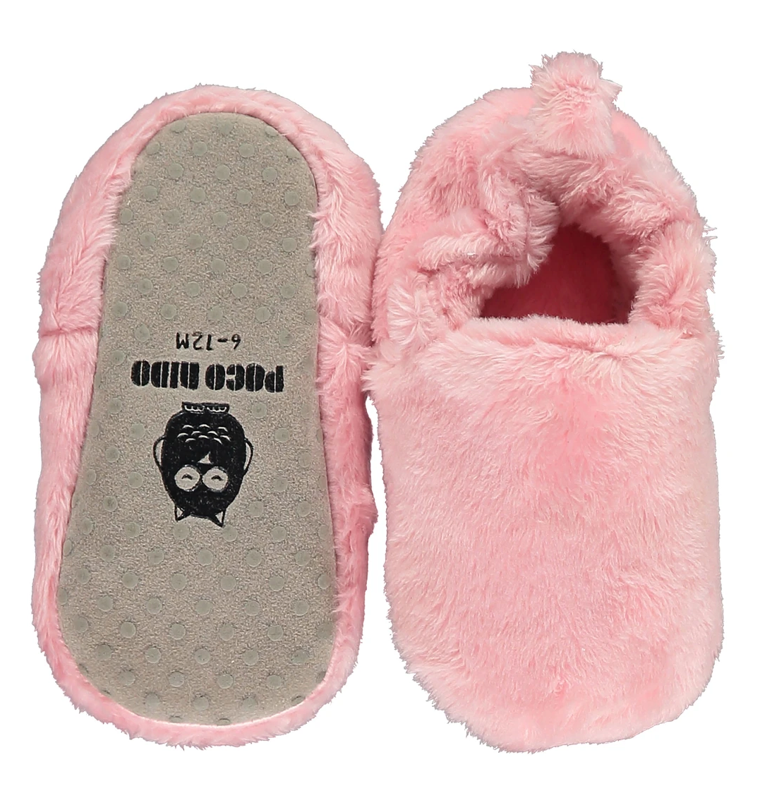 Plain Sugar Pink Fluffy Mini Shoes