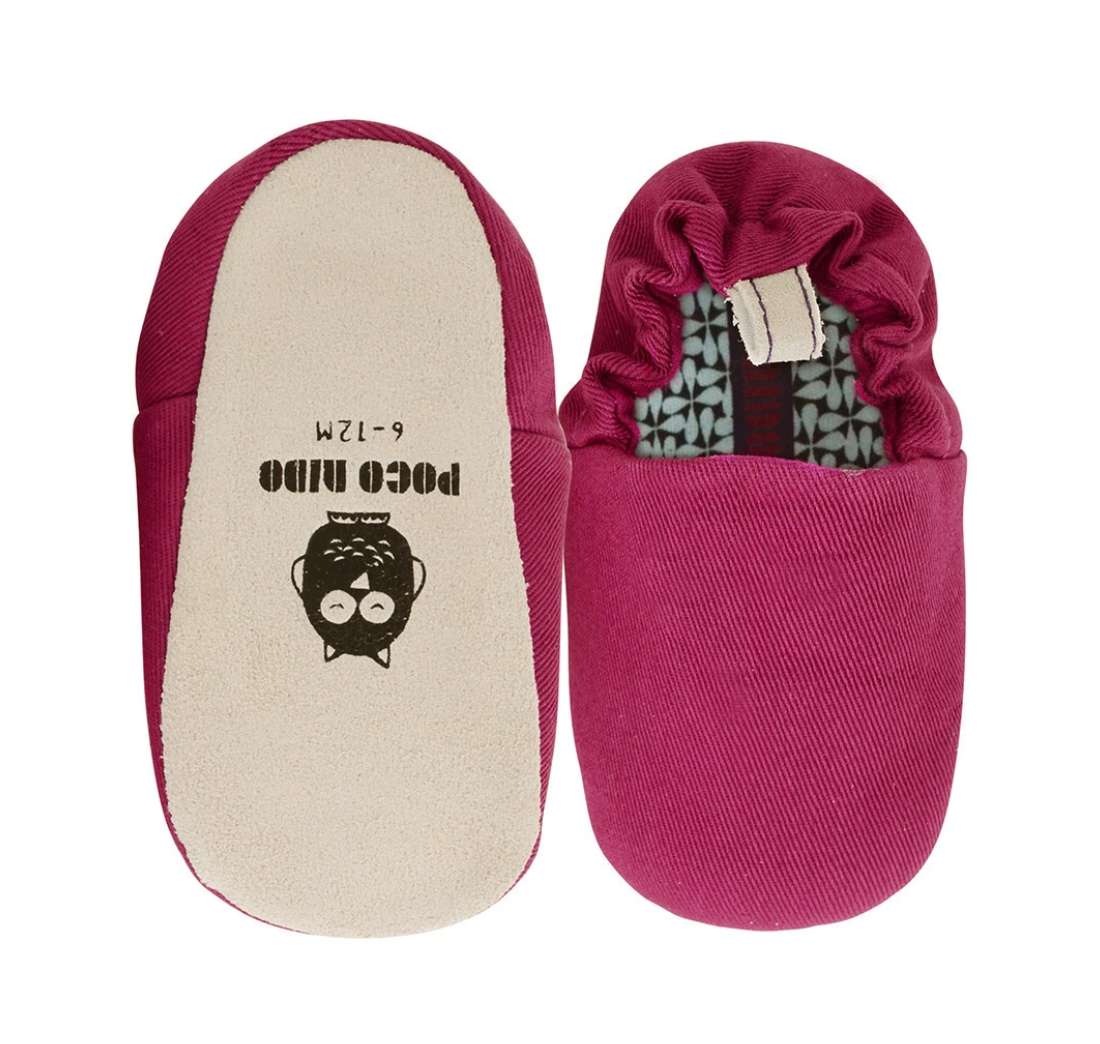 Plain Plum Mini Shoes