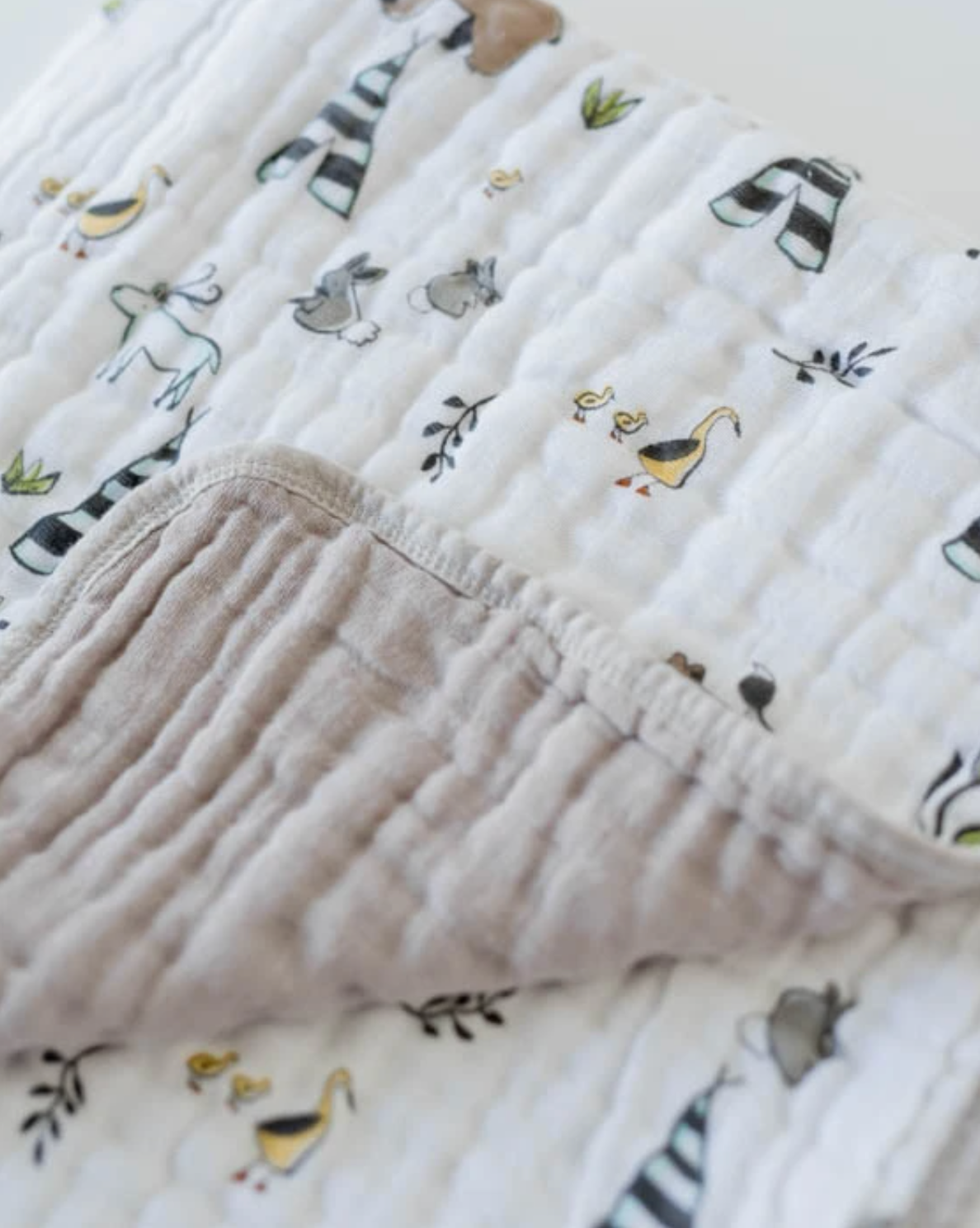 Forest Friends Muslin Quilt