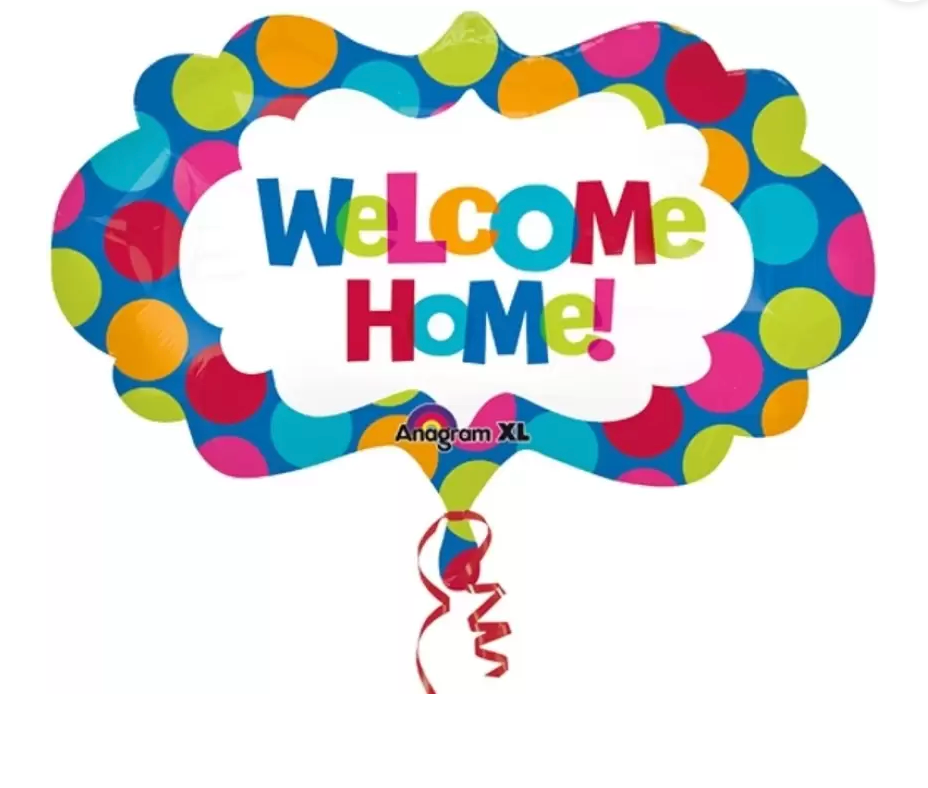 Welcome Home Foil Balloon