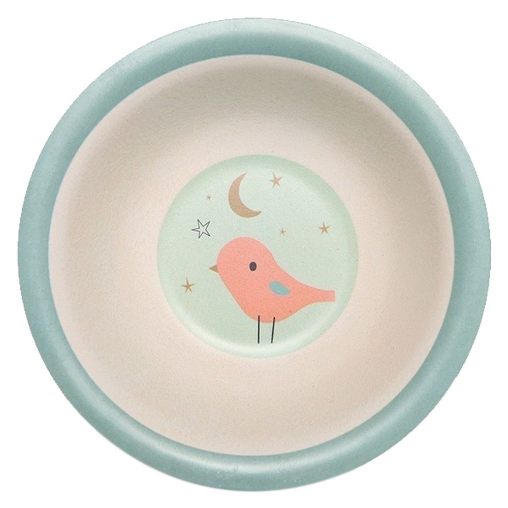 Bamboo Bowl Bird (Blue)