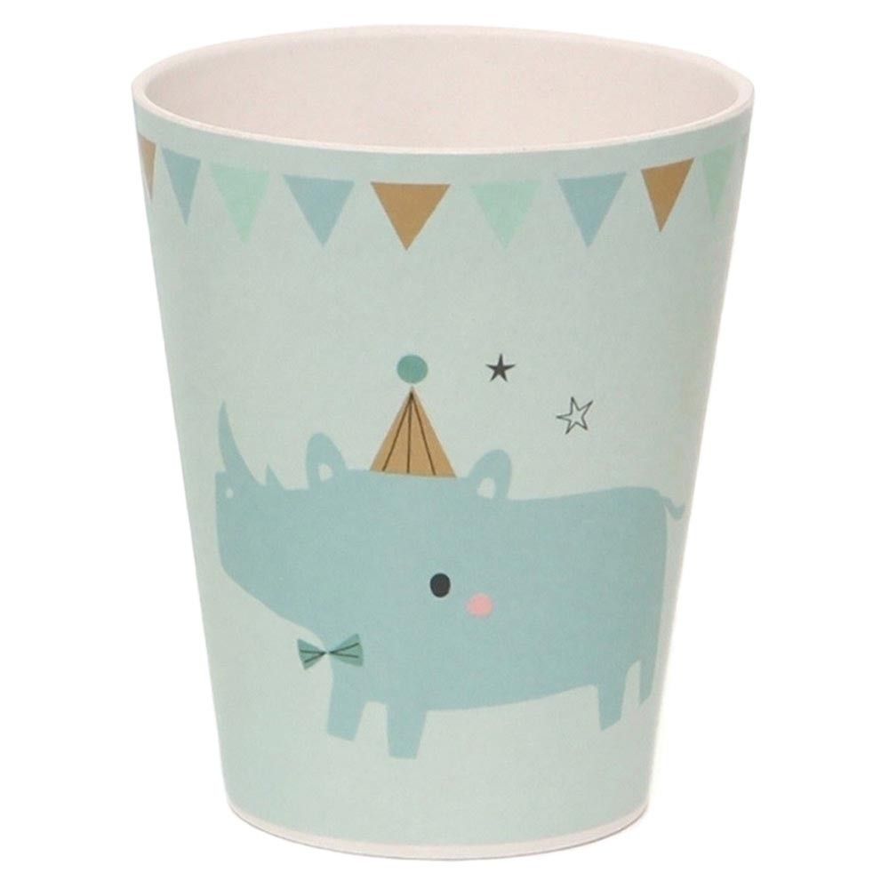 Rhino Bamboo Cup (Blue)