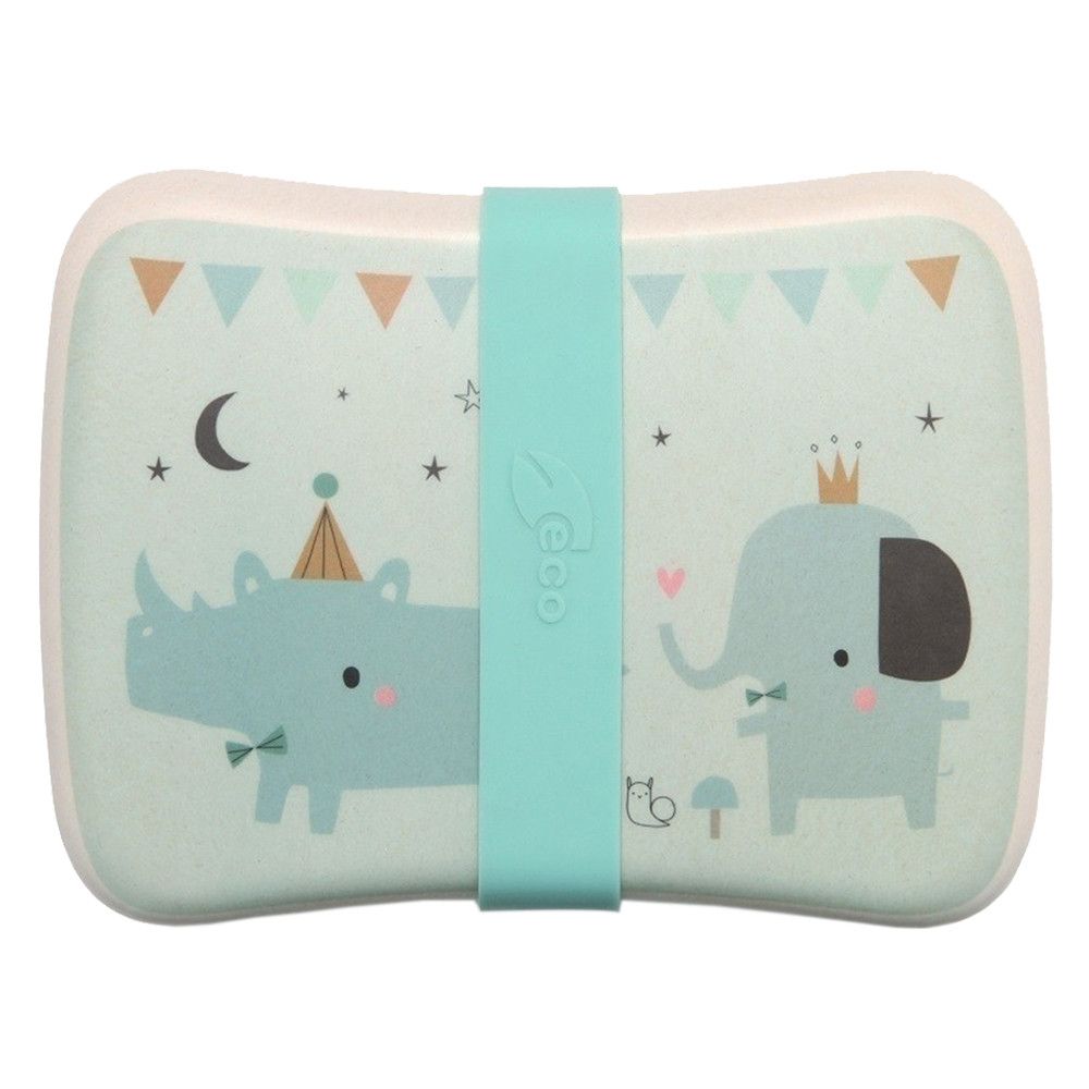 Rhino & Friends Bamboo Lunchbox