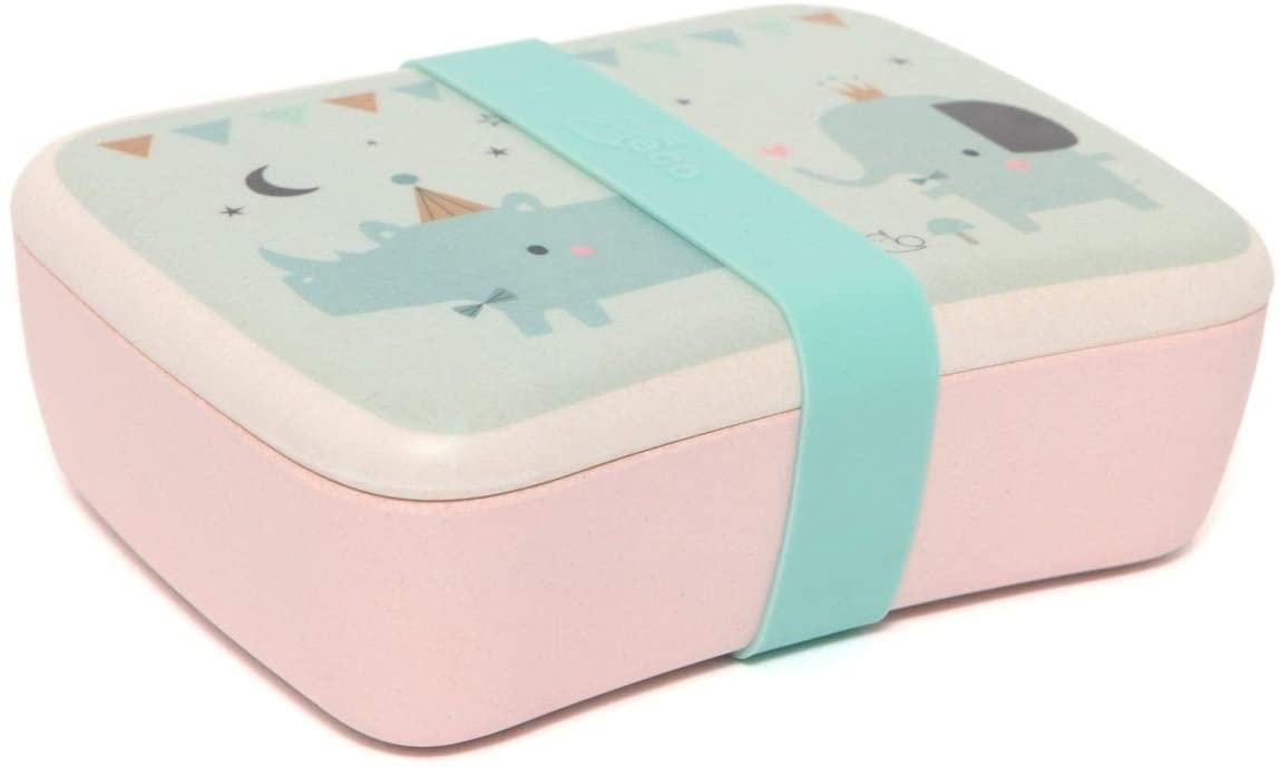 Rhino & Friends Bamboo Lunchbox