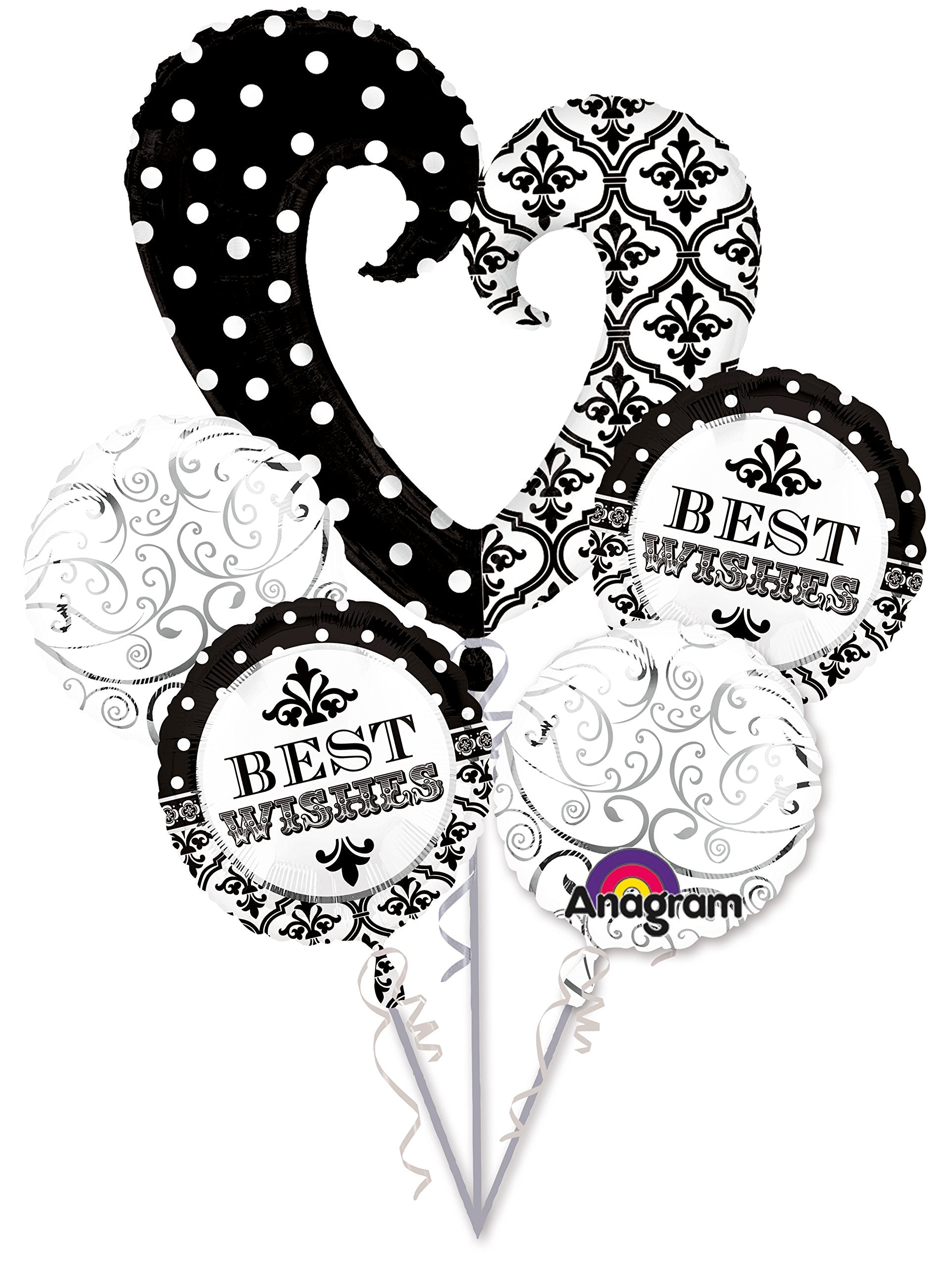 Best Wishes Bouquet Foil Balloons