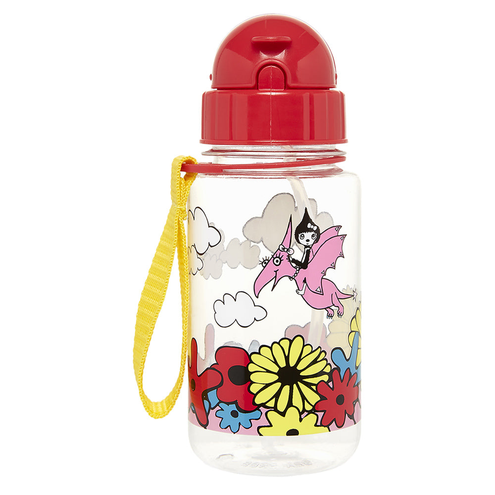 Zip & Zoe Straw Drinking Bottle Floral Brights