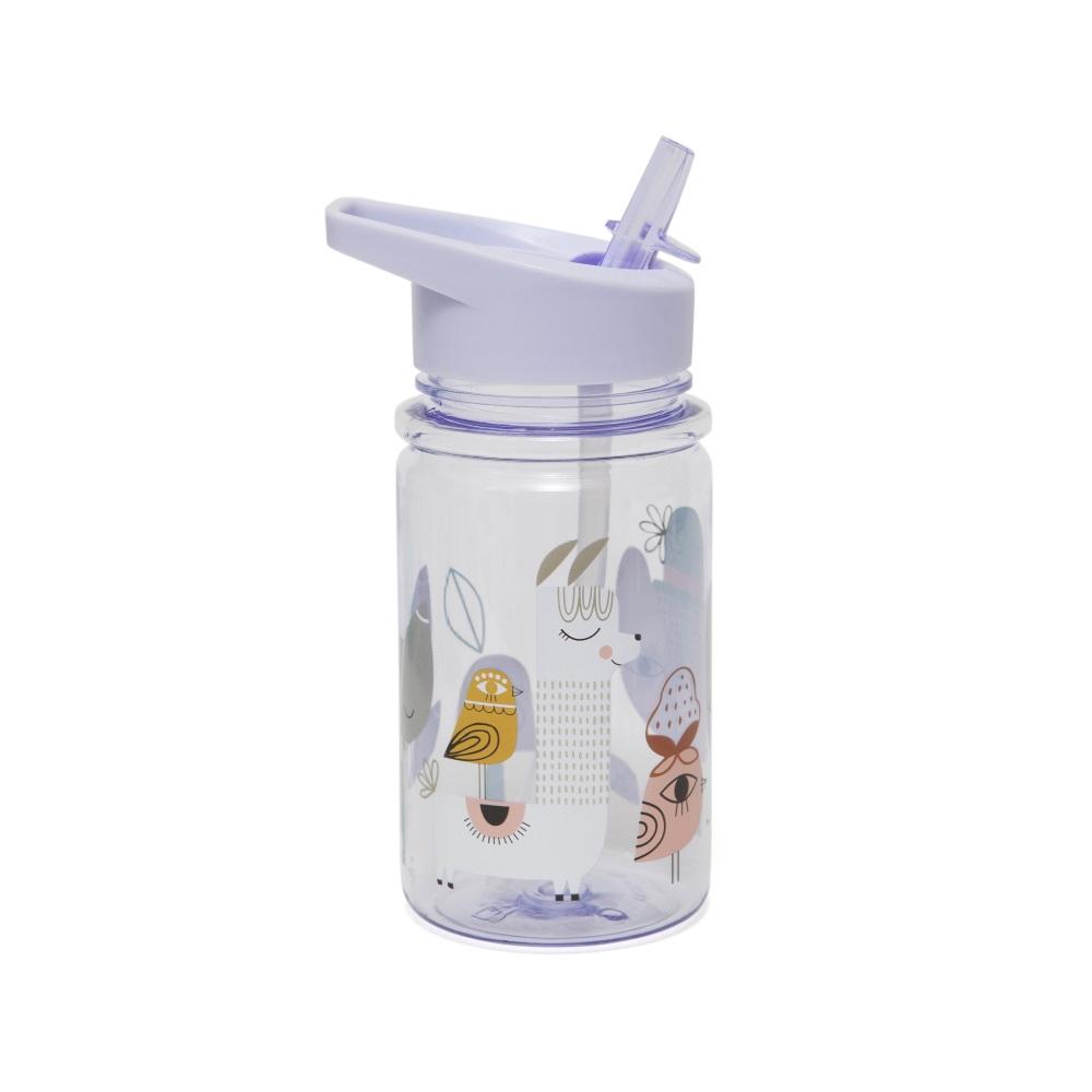 Llama & Friends Drinking Bottle (Lilac)