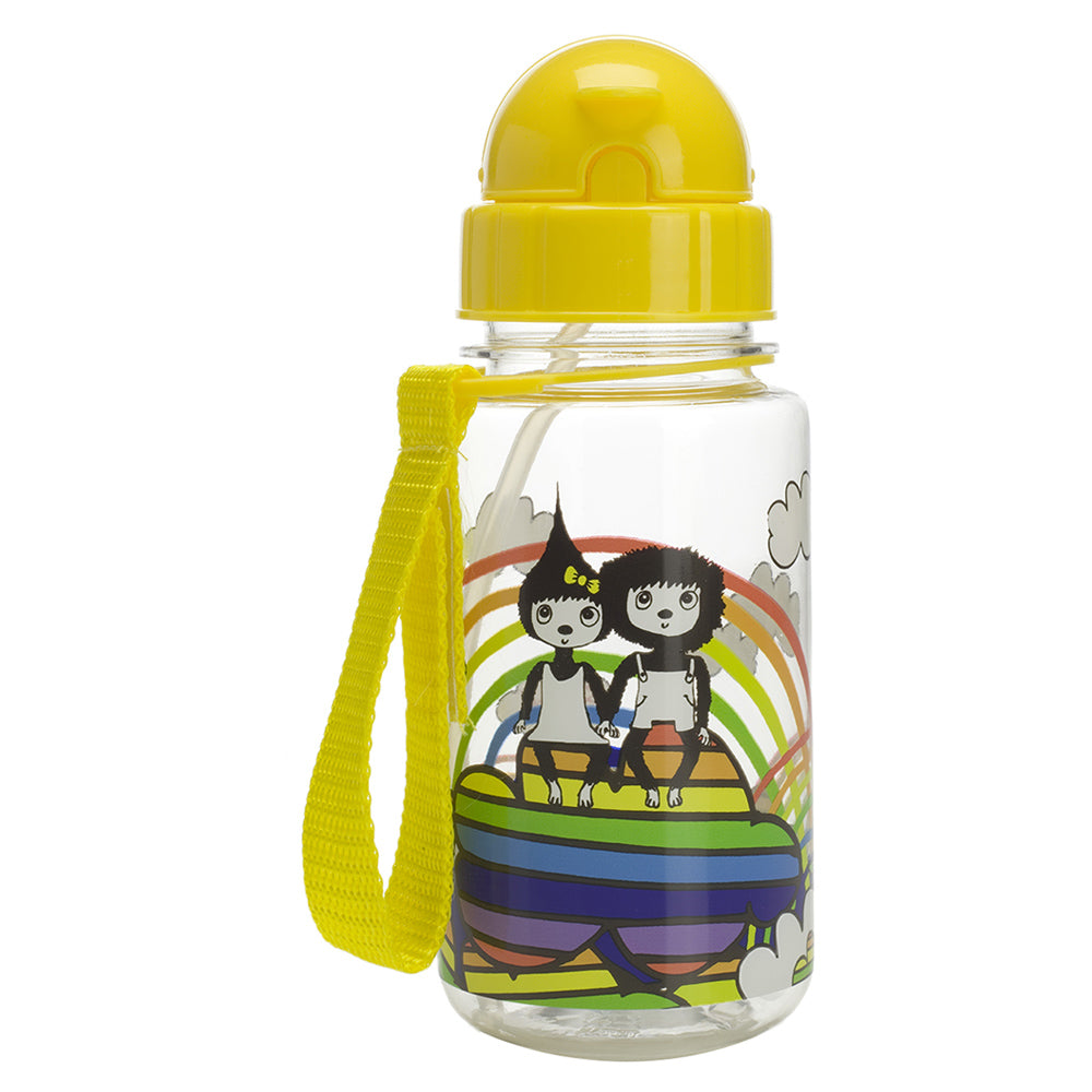 Zip & Zoe Straw Drinking Bottle Rainbow