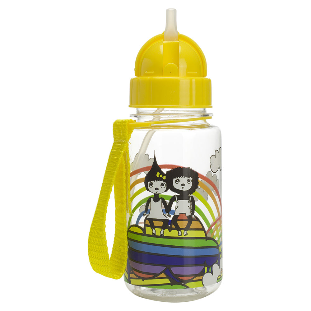 Zip & Zoe Straw Drinking Bottle Rainbow