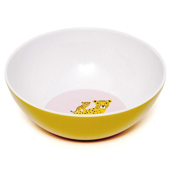 Melamine Bowl Leopard (Orchid)