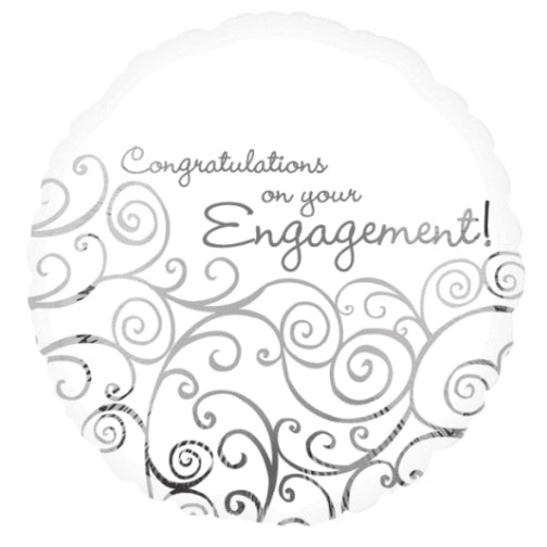 Congratulations On Your Engagement! Foil Balloon