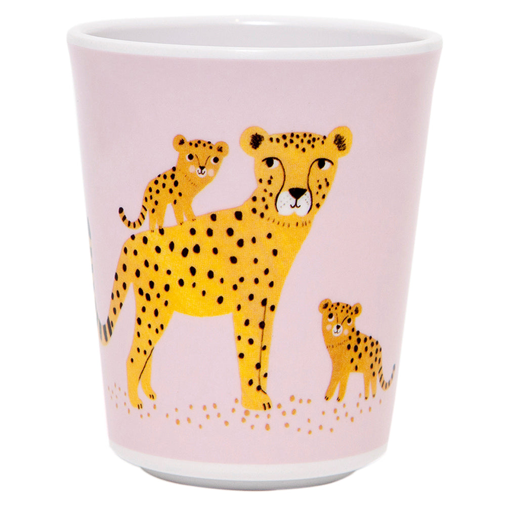 Melamine Cup Leopard (Orchid)