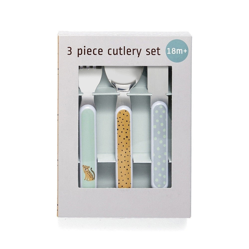 Cutlery Set Leopard (Acqua)