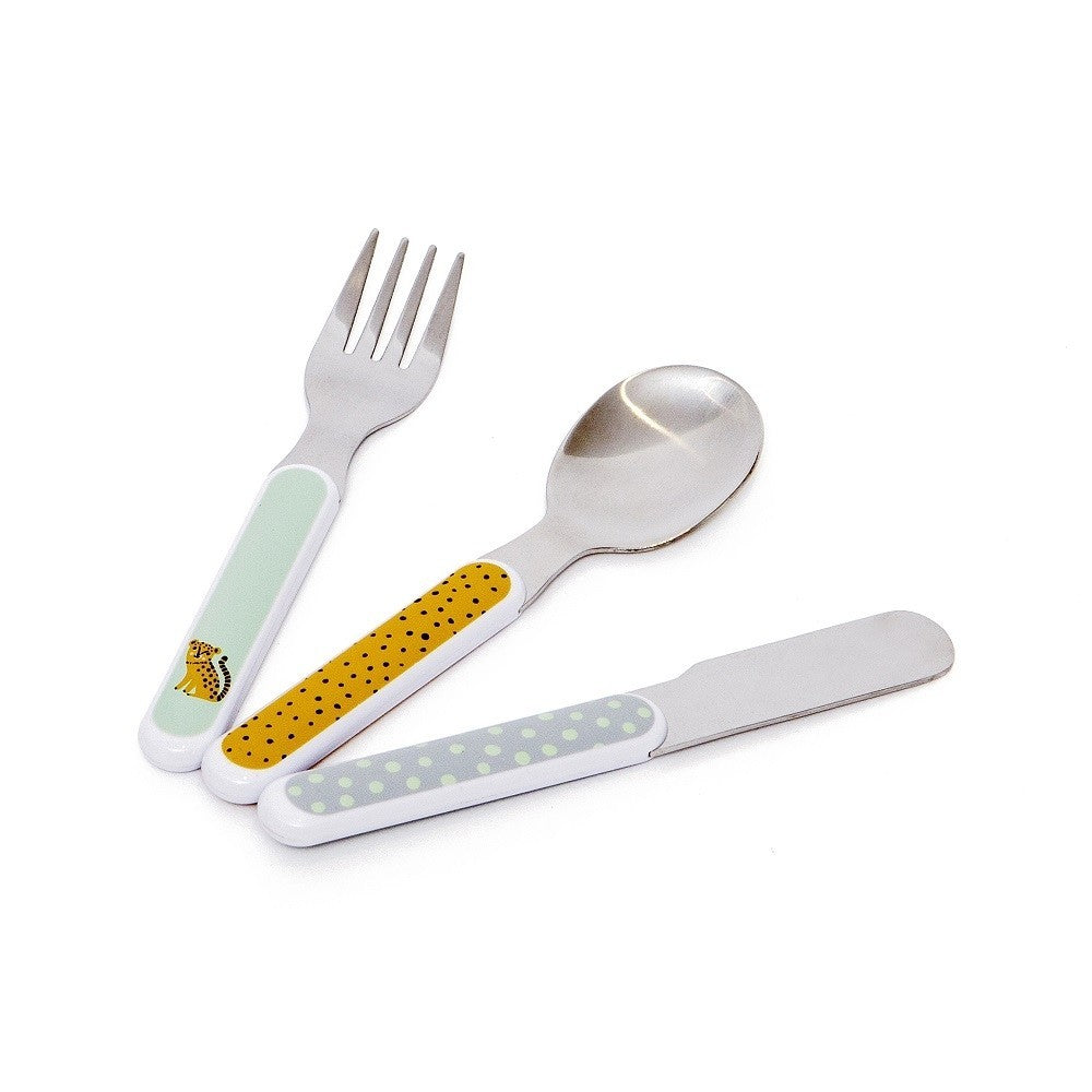 Cutlery Set Leopard (Acqua)