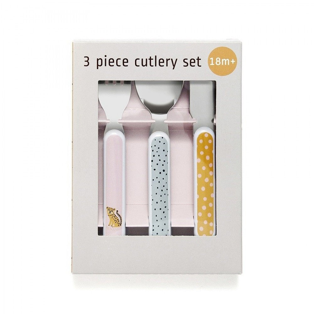 Cutlery Set Leopard (Orchid)