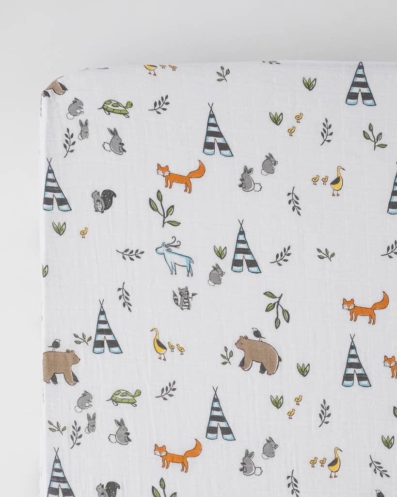 Forest Friends Crib Sheet