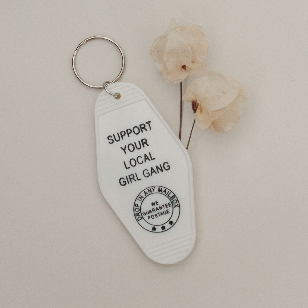 Girl hot sale gang keychain