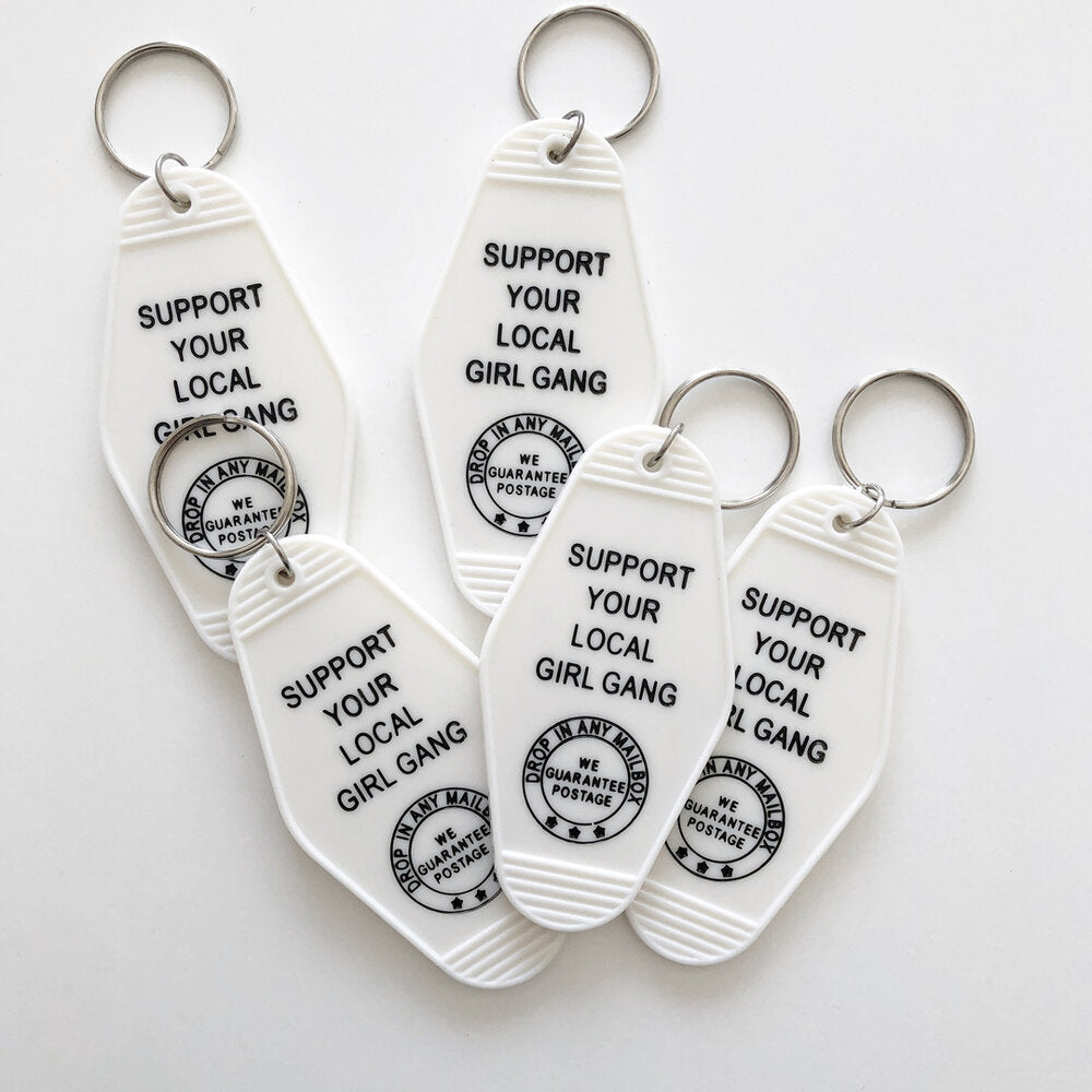 Girl Gang Key Tag