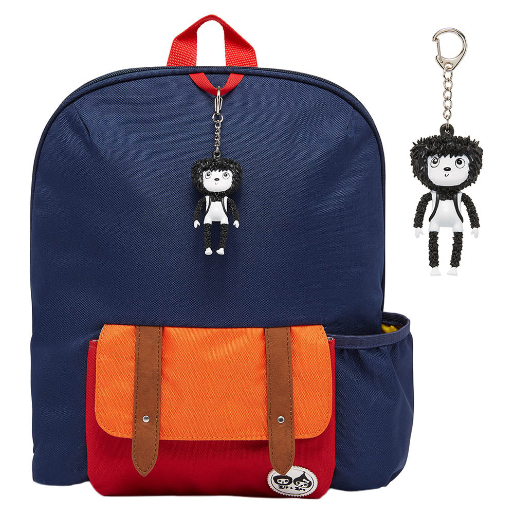 Midi Zip & Zoe Backpack Navy Color Block