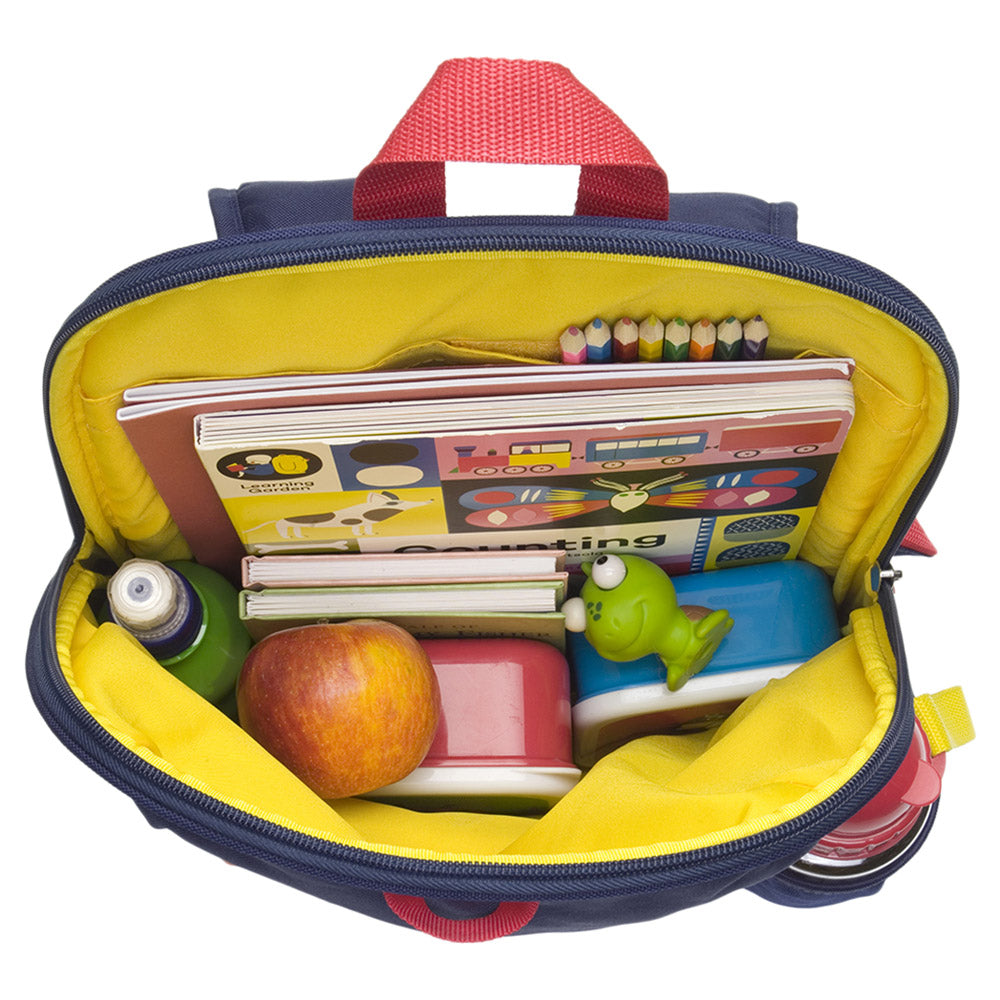 Midi Zip & Zoe Backpack Navy Color Block